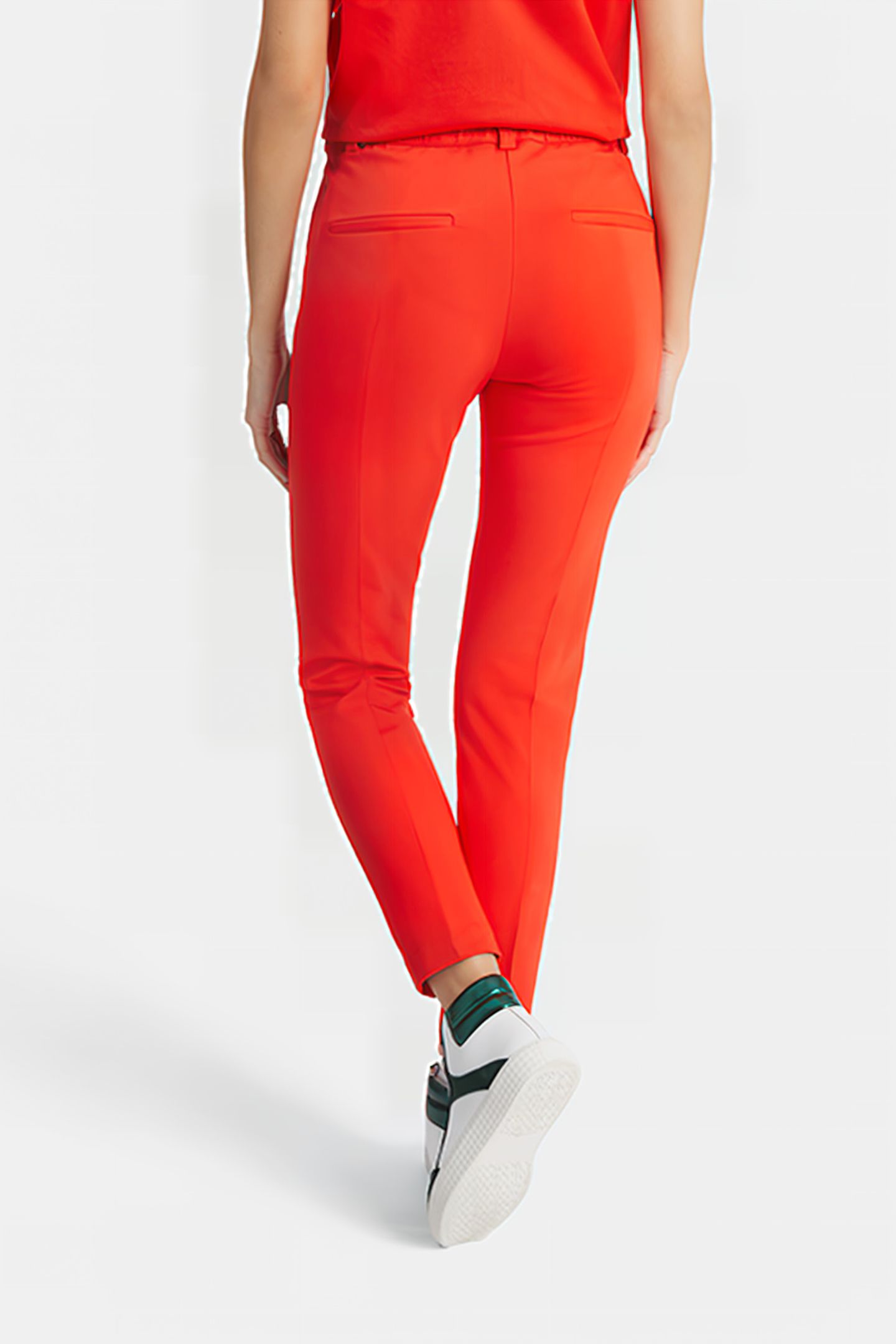 CRIMSON RED MILANO KNIT TREGGINGS 2