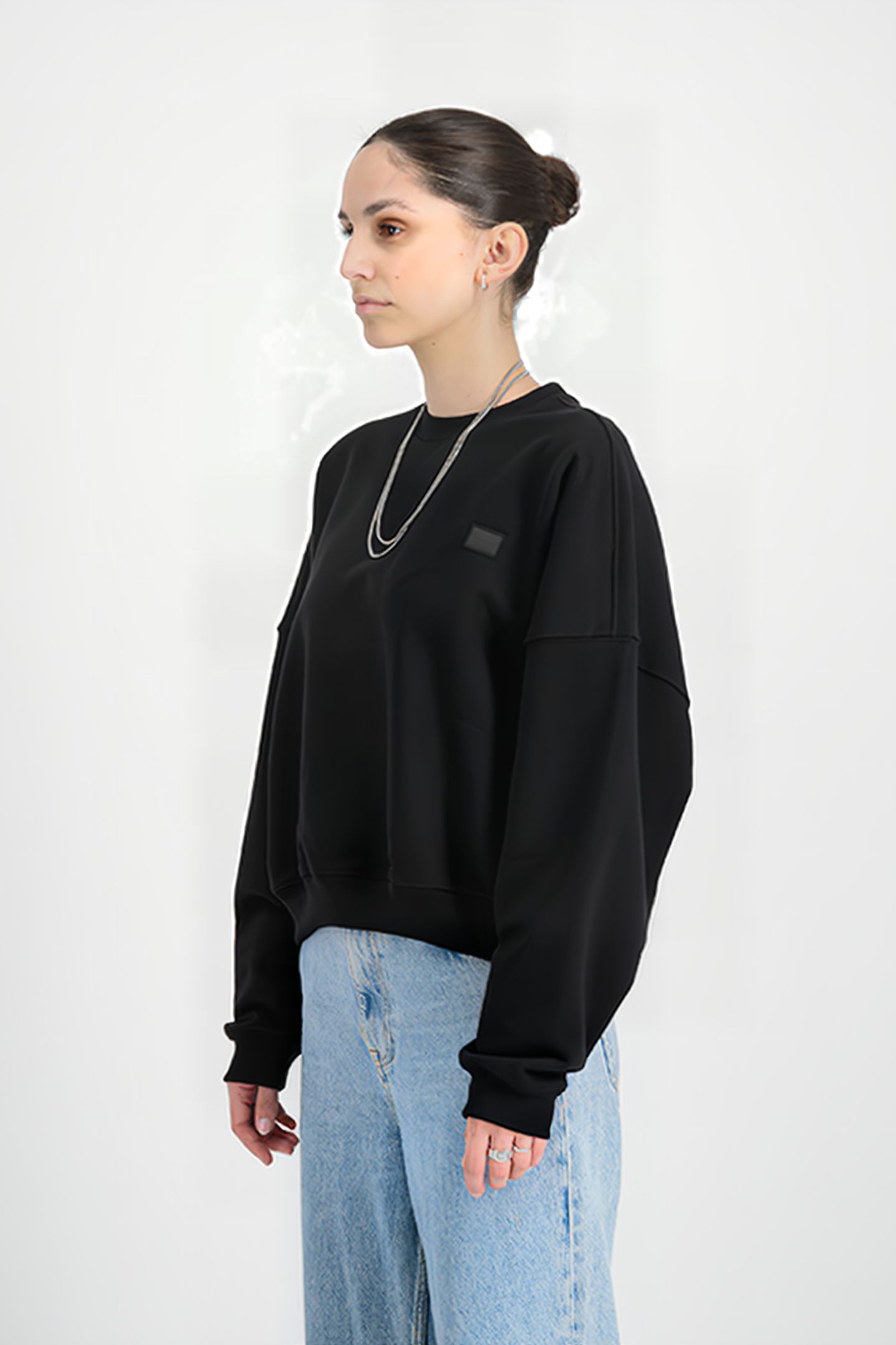 ALPHA ESSENTIALS RL SWEATER BLACK 5