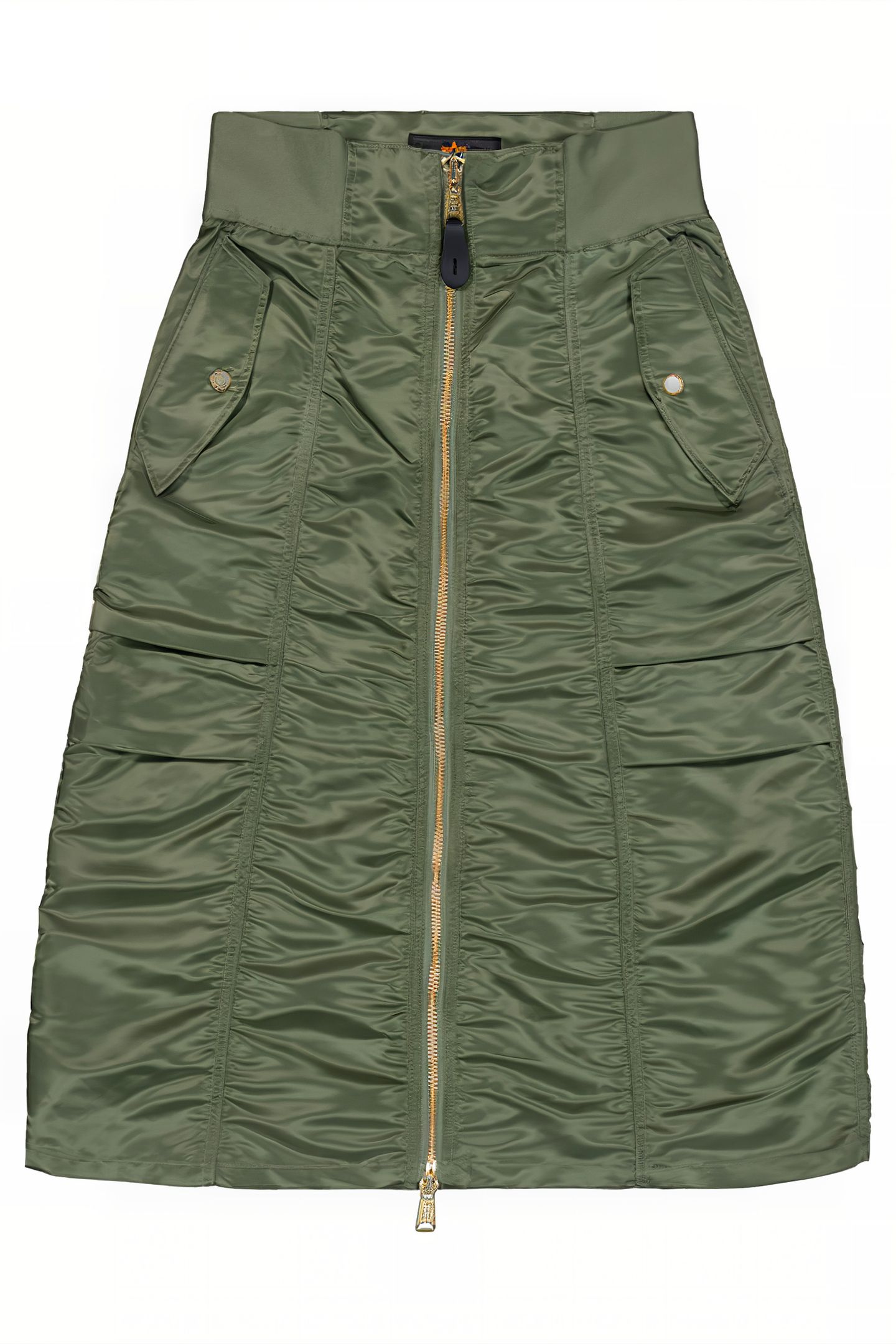 MA-1 MIDI SKIRT SAGE-GREEN 5