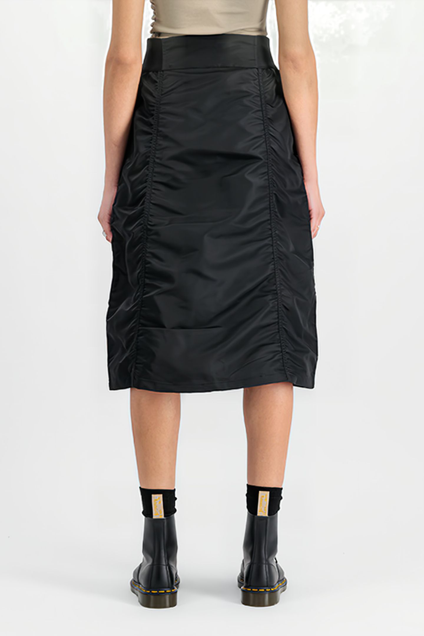 MA-1 MIDI SKIRT BLACK 2