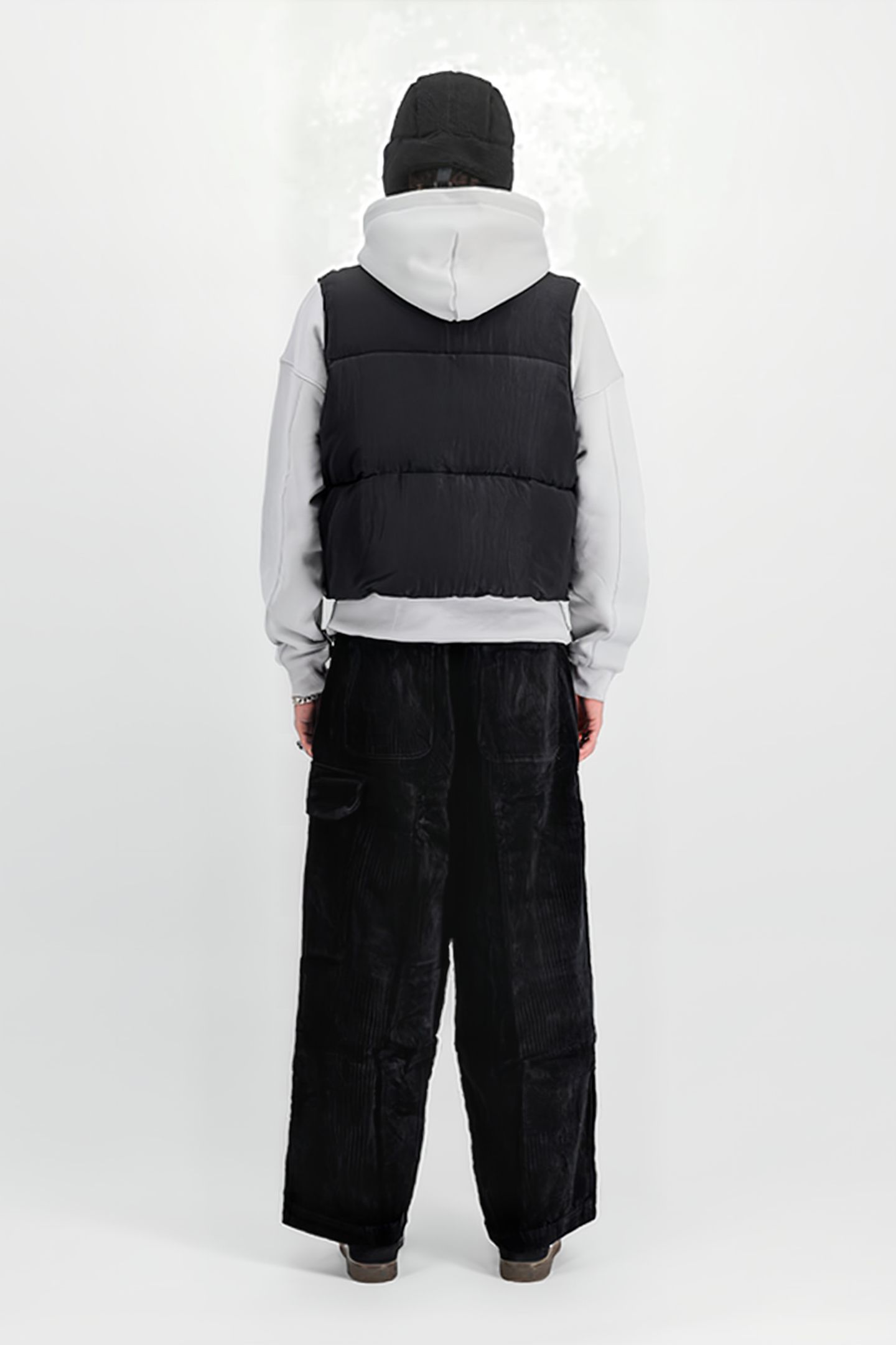 MA-1 PUFFER VEST UV BLACK 2