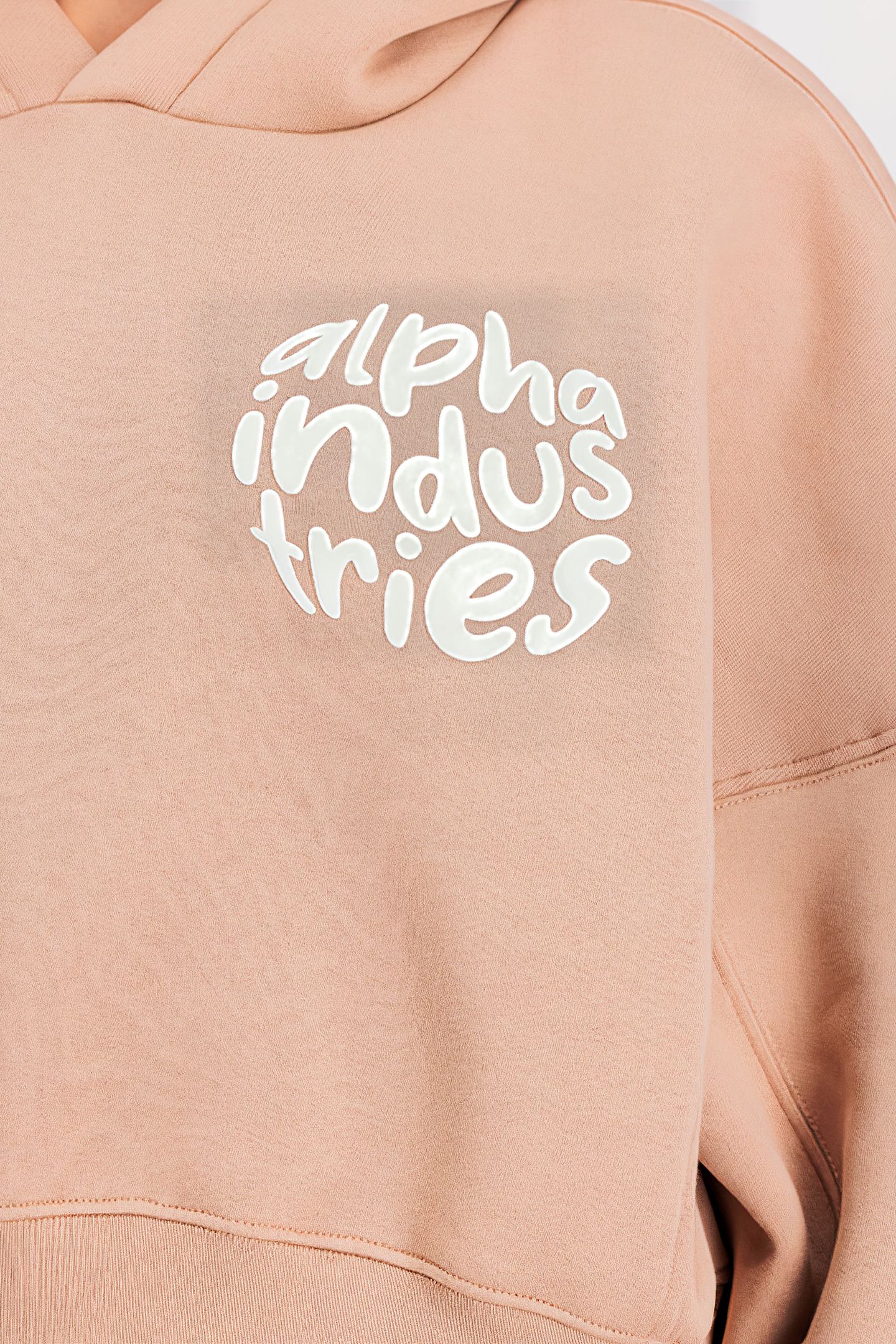 LOGO HOODIE DUSTY CORAL 7