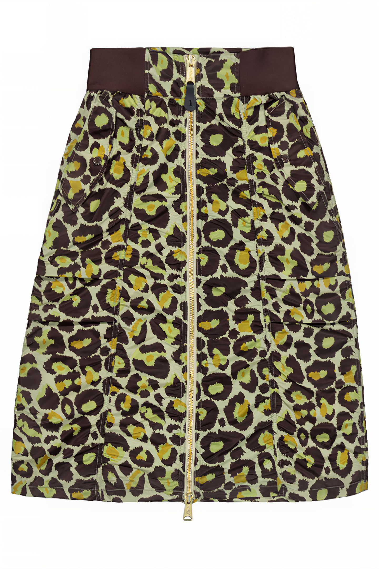 MA-1 MIDI SKIRT CAMO OLIVE LEO CAMO 5