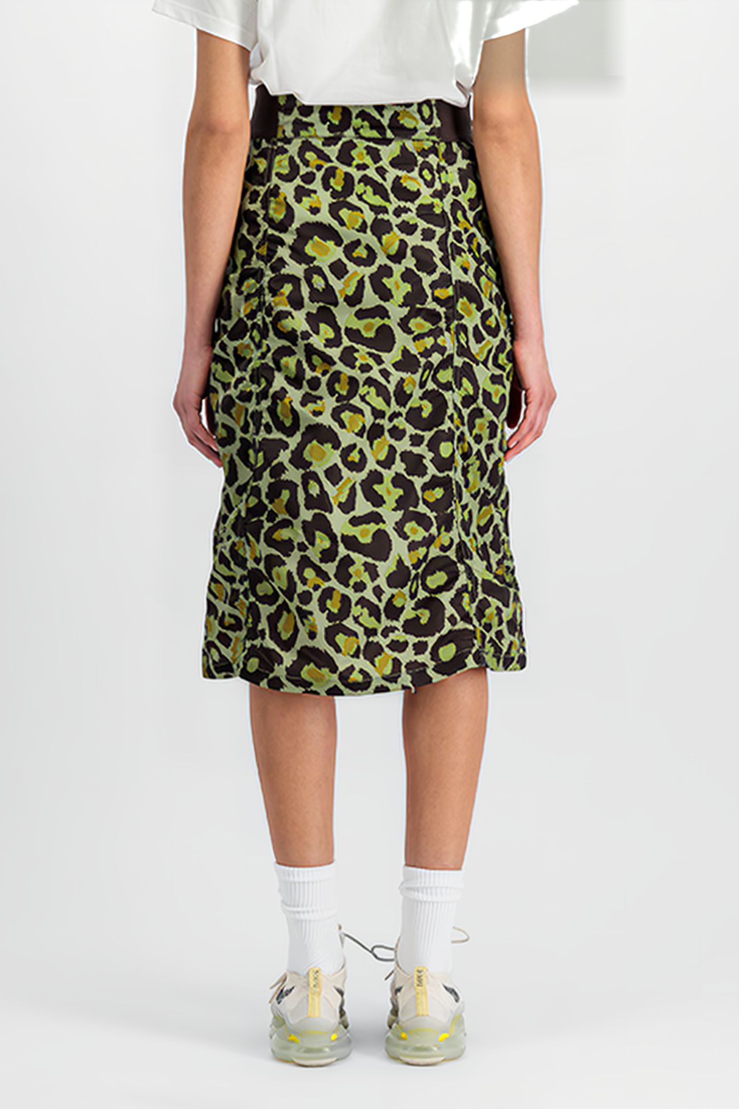 MA-1 MIDI SKIRT CAMO OLIVE LEO CAMO 2