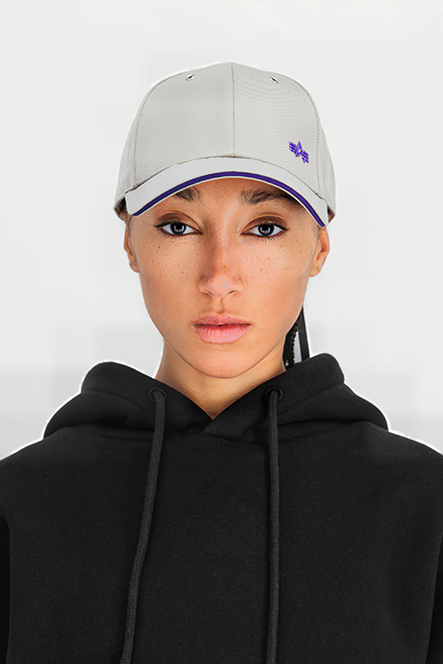 UNISEX LOGO UV CAP PASTEL GREY 2