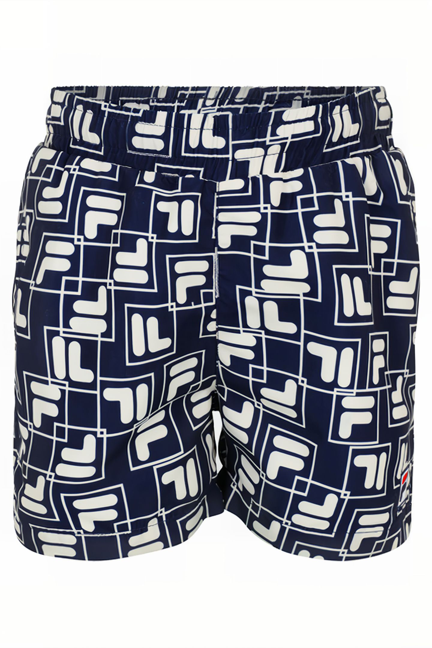 LAUDERT AOP BEACH SHORTS MEDIEVAL BLUE PLAYFUL F-BOX AOP 1