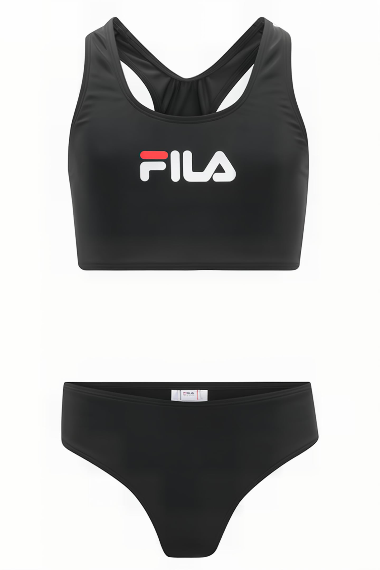 SASSARI RACER BACK BIKINI BLACK 1