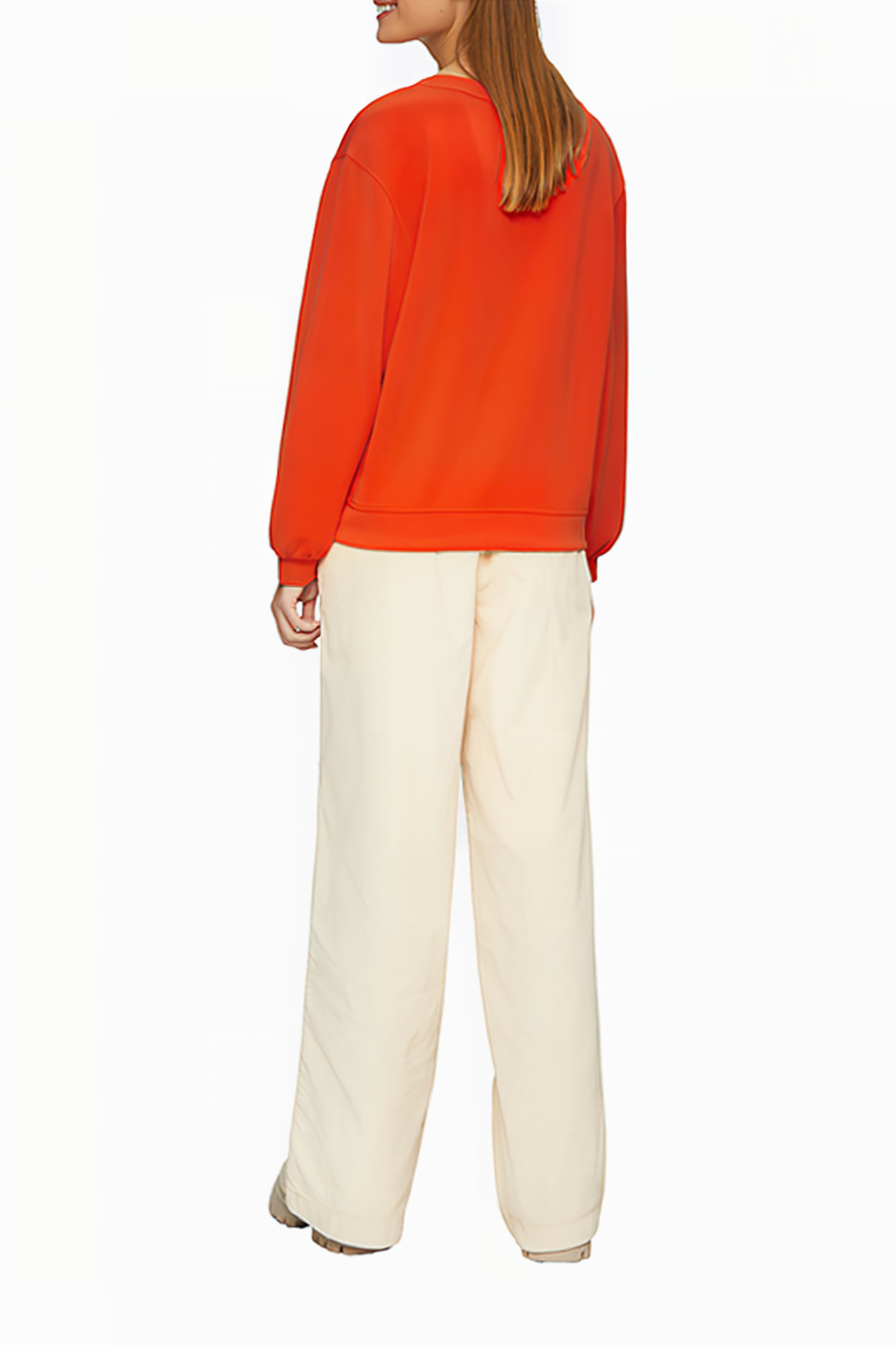 S.OLIVER SWEATSHIRTS ORANGE 2