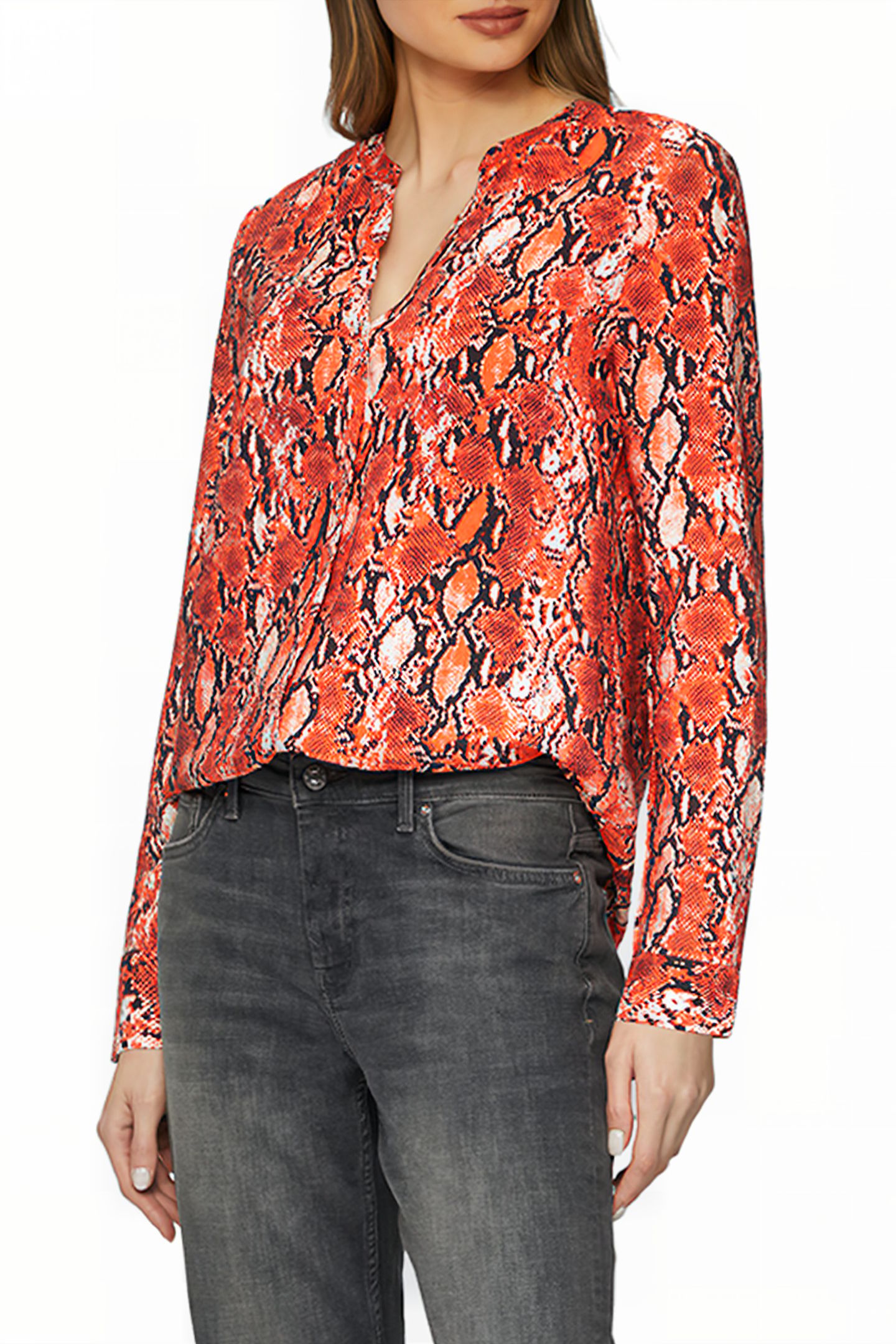 S.OLIVER BLOUSES ORANGE 1