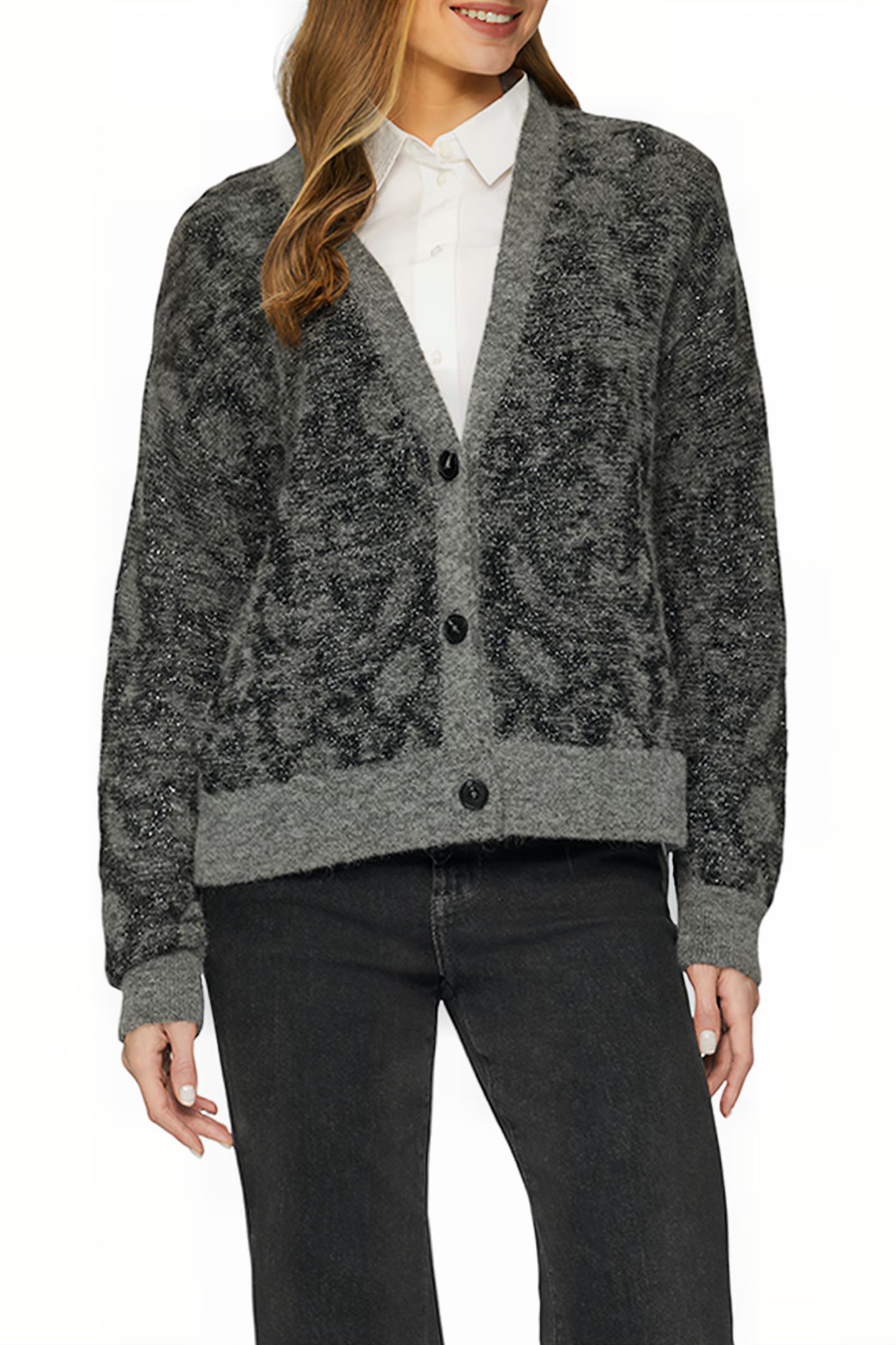 S.OLIVER PULLOVER GREY/BLACK 1