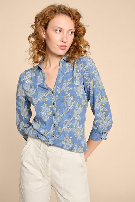 ANNIE JERSEY SHIRT BLUE MULTI 1