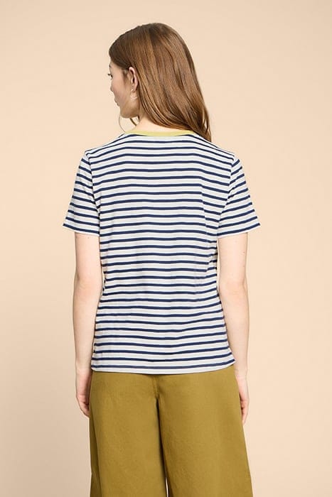 ABBIE TEE WHITE MULTI 2