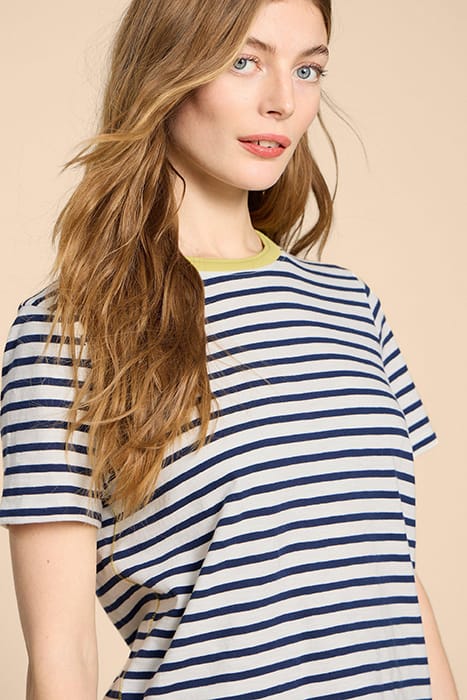ABBIE TEE WHITE MULTI 6