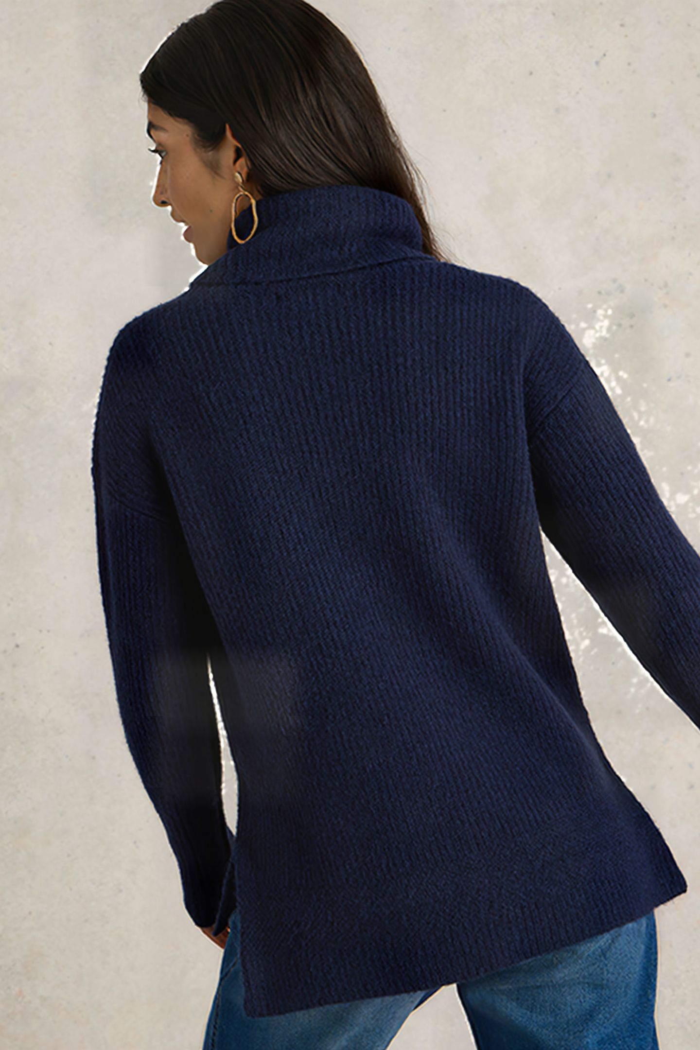 LOVELY RIB JUMPER FRENCH NAVY 2