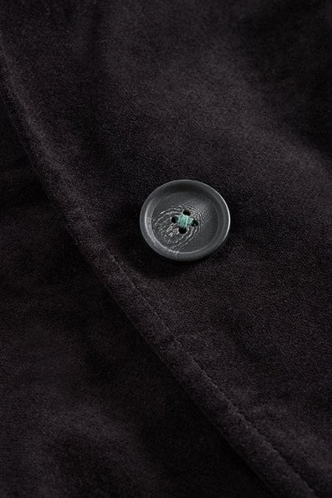 KARLA VELVET COAT PURE BLACK 6