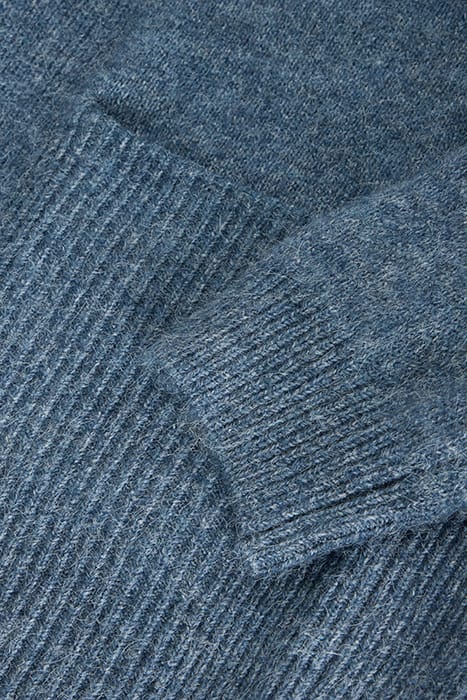 ERIN LONGLINE CARDI MID BLUE 6