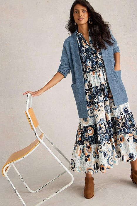 ERIN LONGLINE CARDI MID BLUE 4