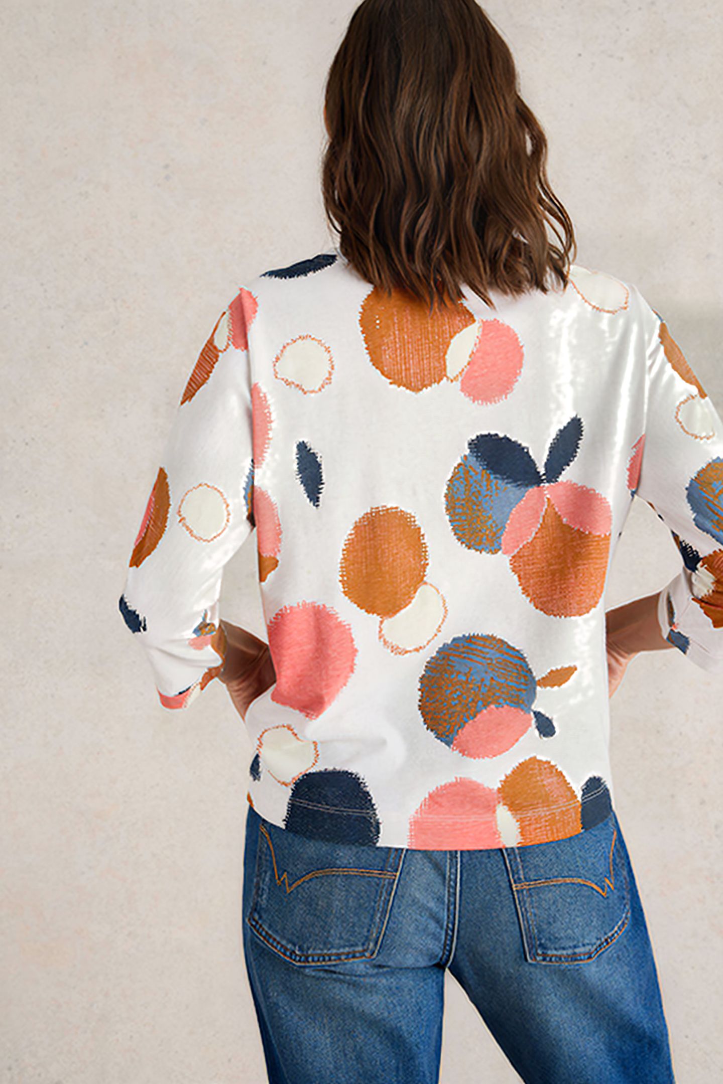 DEMI DOLMAN TOP NATURAL PRINT 3