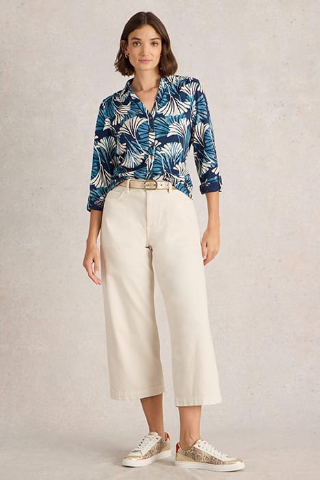 ANNIE JERSEY SHIRT BLUE PRINT 1