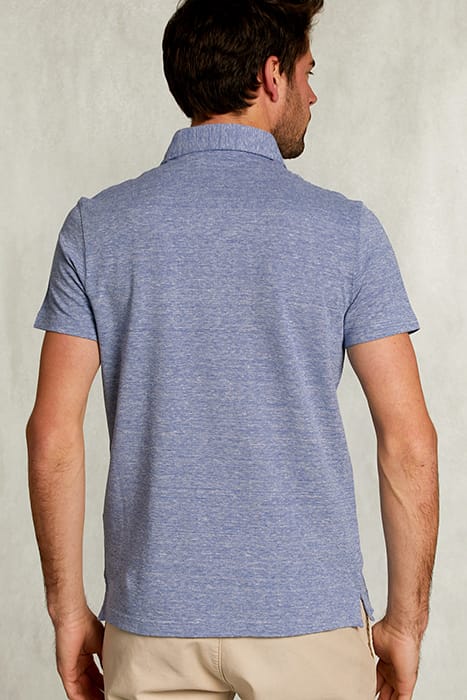 CUSTOM FIT COTTON POLO ANON BLUE MIX BLUE 2