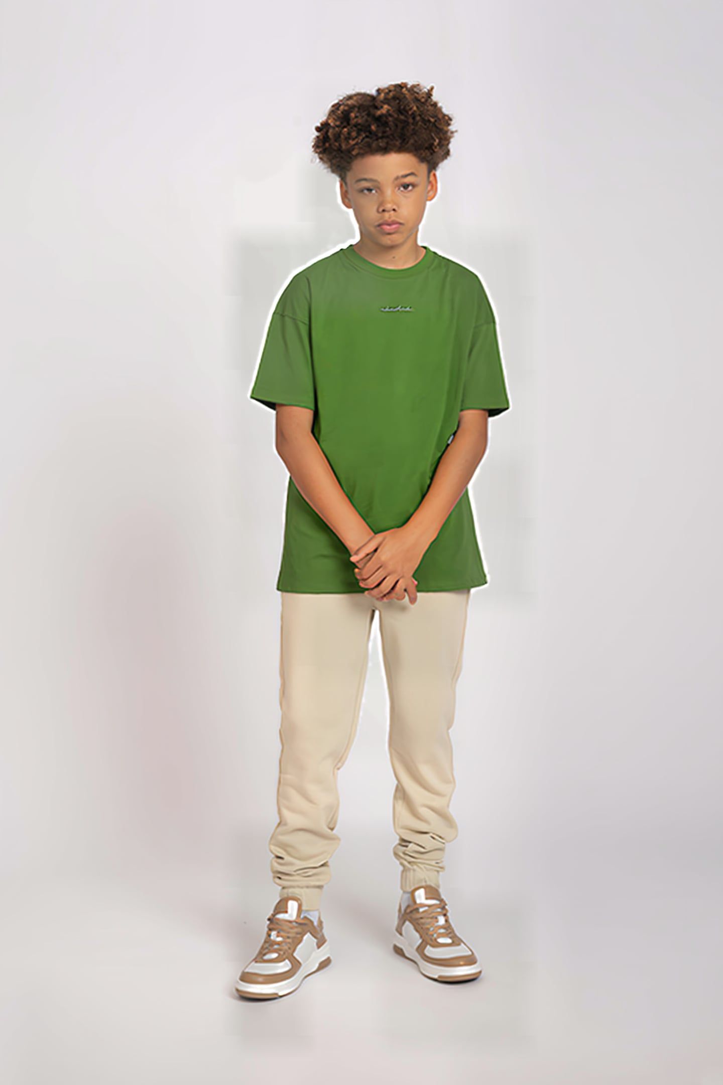 BASIC SWEAT PANTS OATMILK 1
