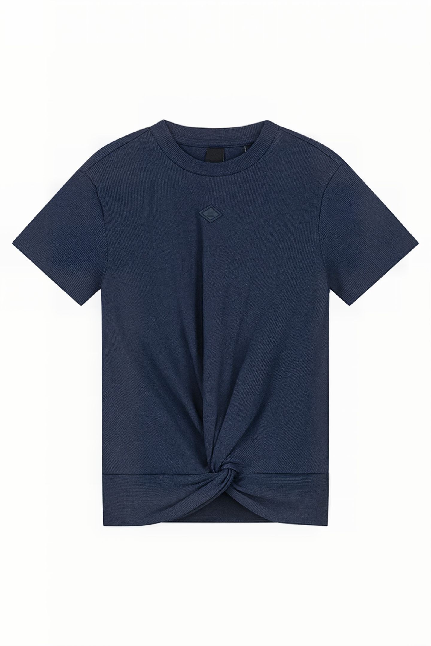 KNOT RIB T-SHIRT ROYAL BLUE 2