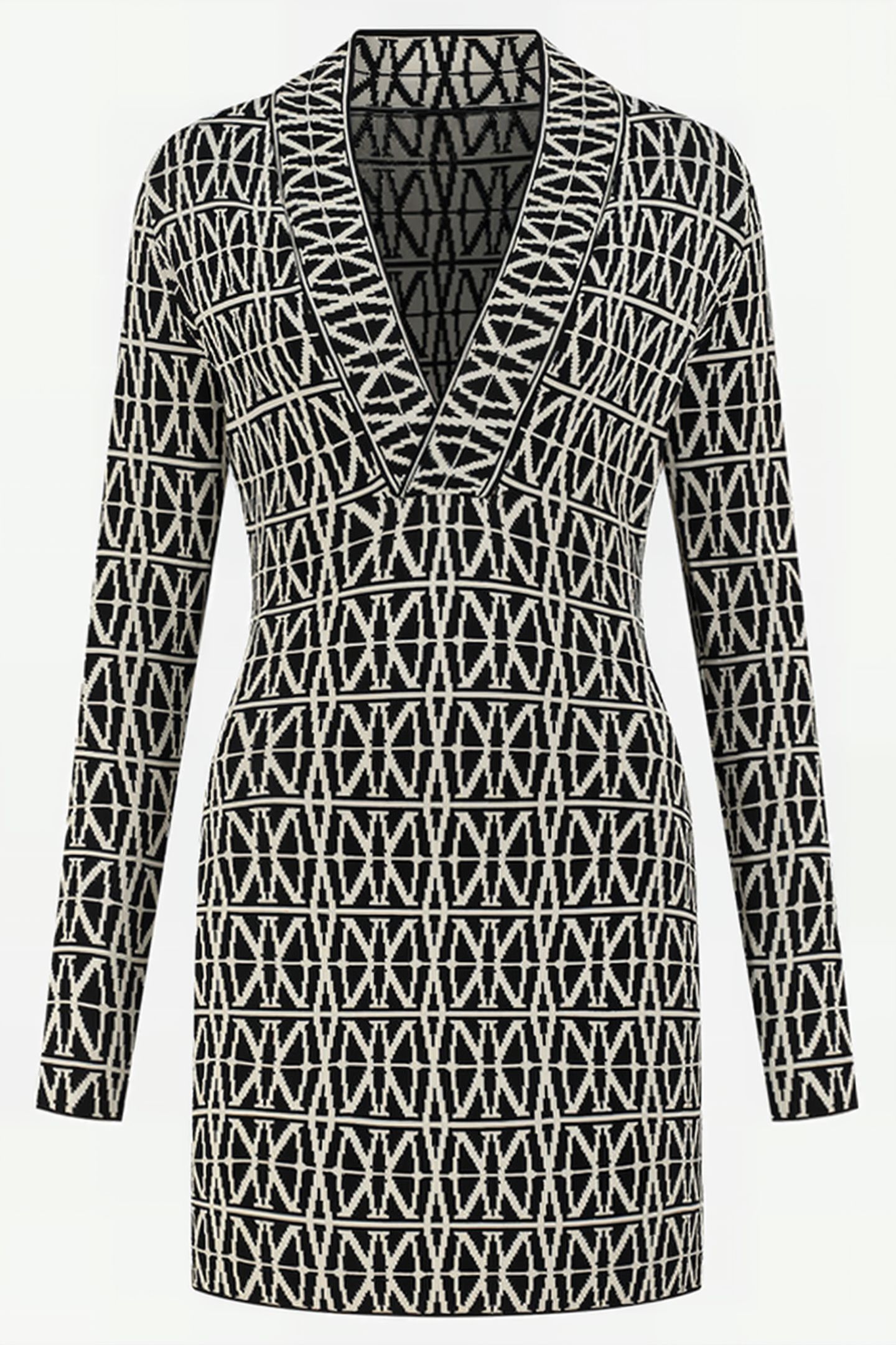 BELARUS DRESS BLACK/PEARL 5