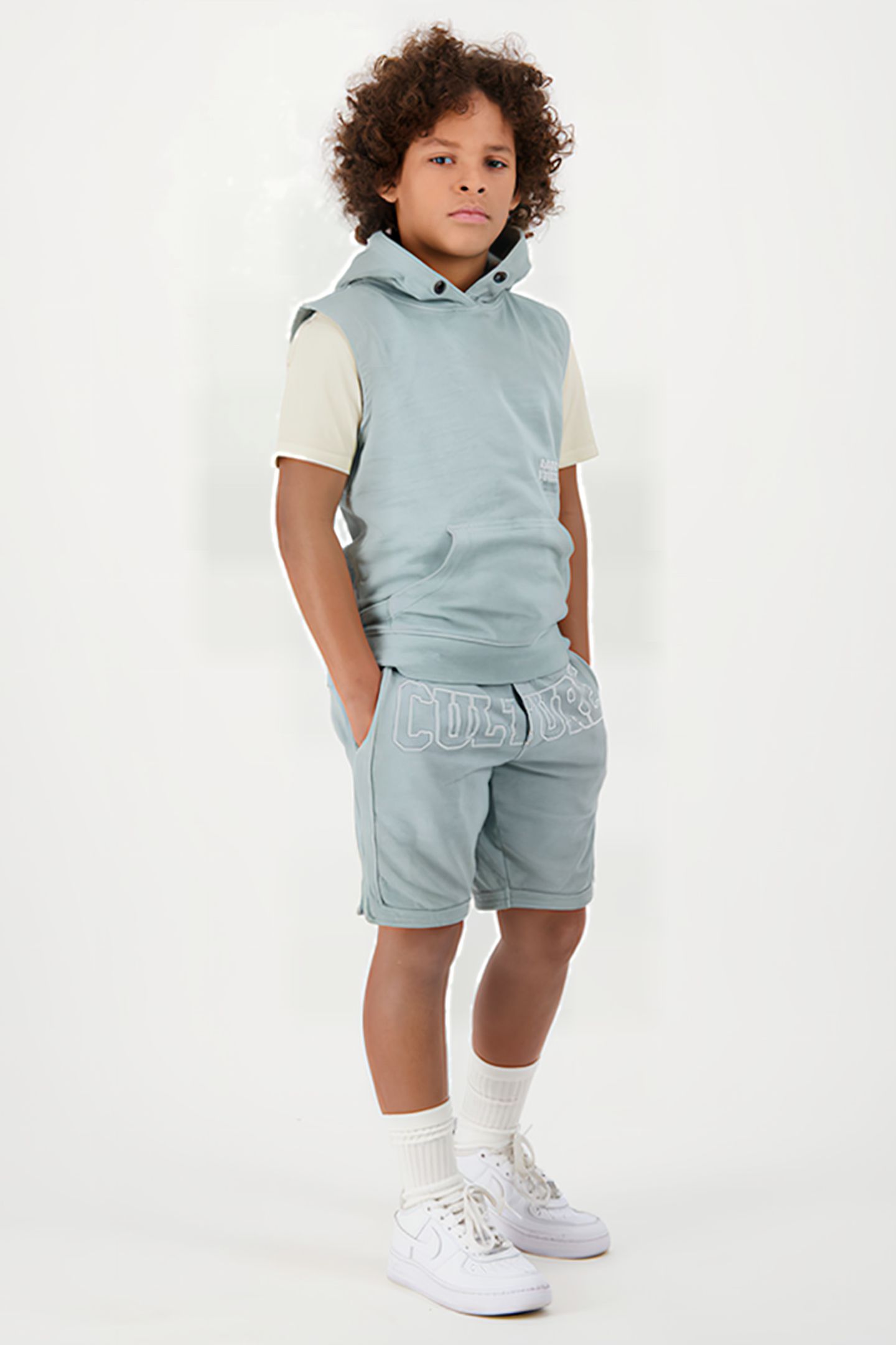 BOYS BAYVIEW PULLOVER MINT GREY 5
