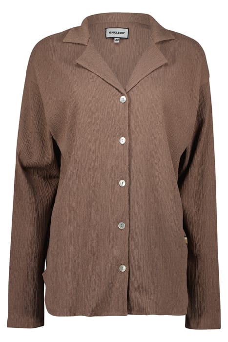 TESS BLOUSE ASH BROWN 3
