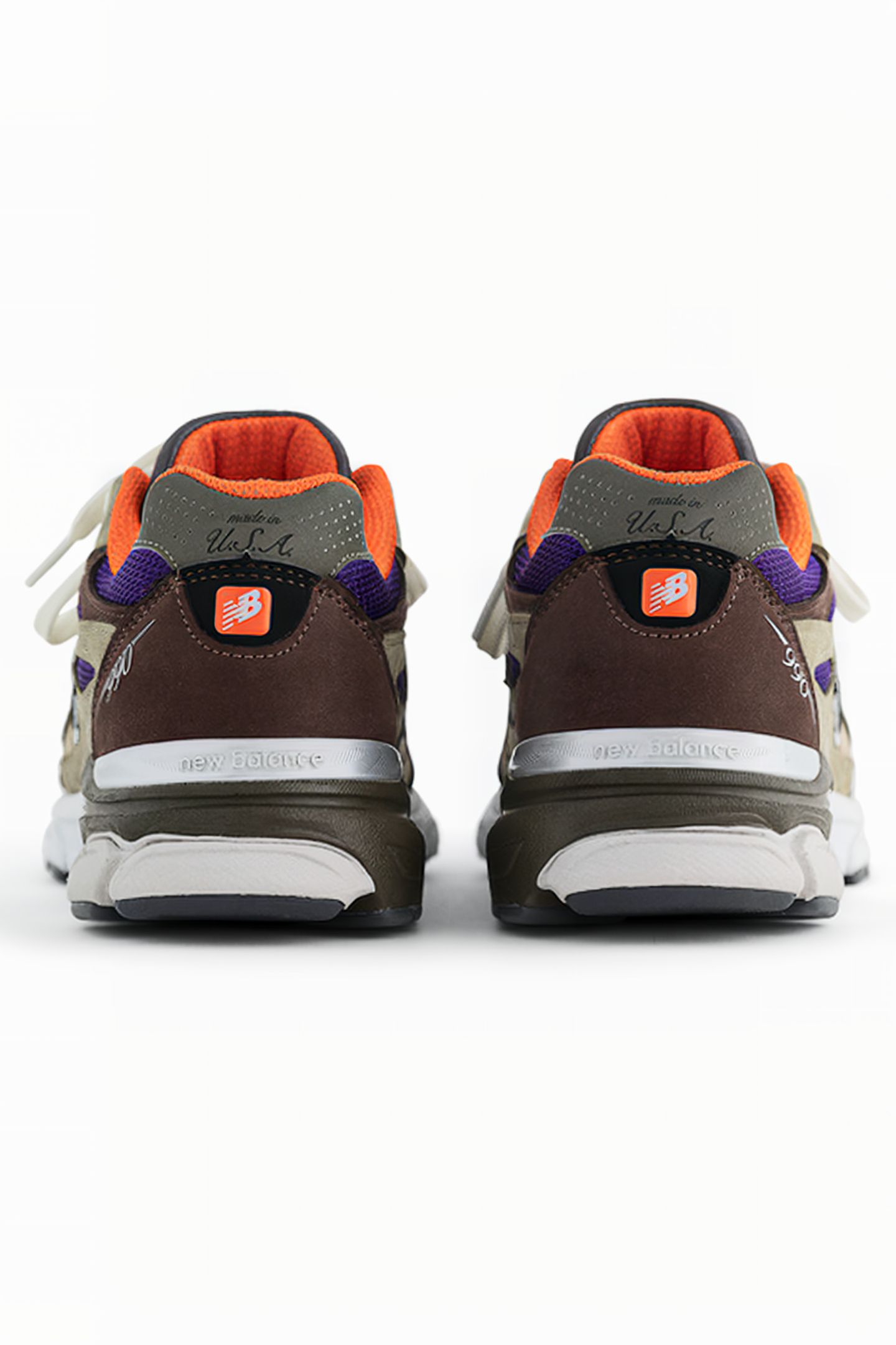M990BT3 MADE IN USA  SNEAKERS IN BROWN / GREY 4