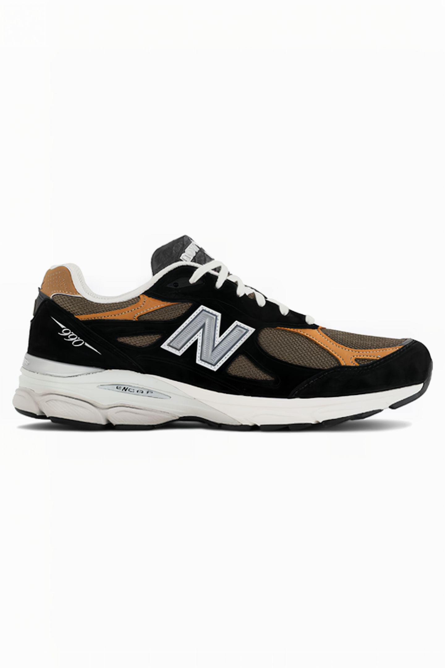 M990BB3 MADE IN USA SNEAKERS IN BLACK / BROWN 1