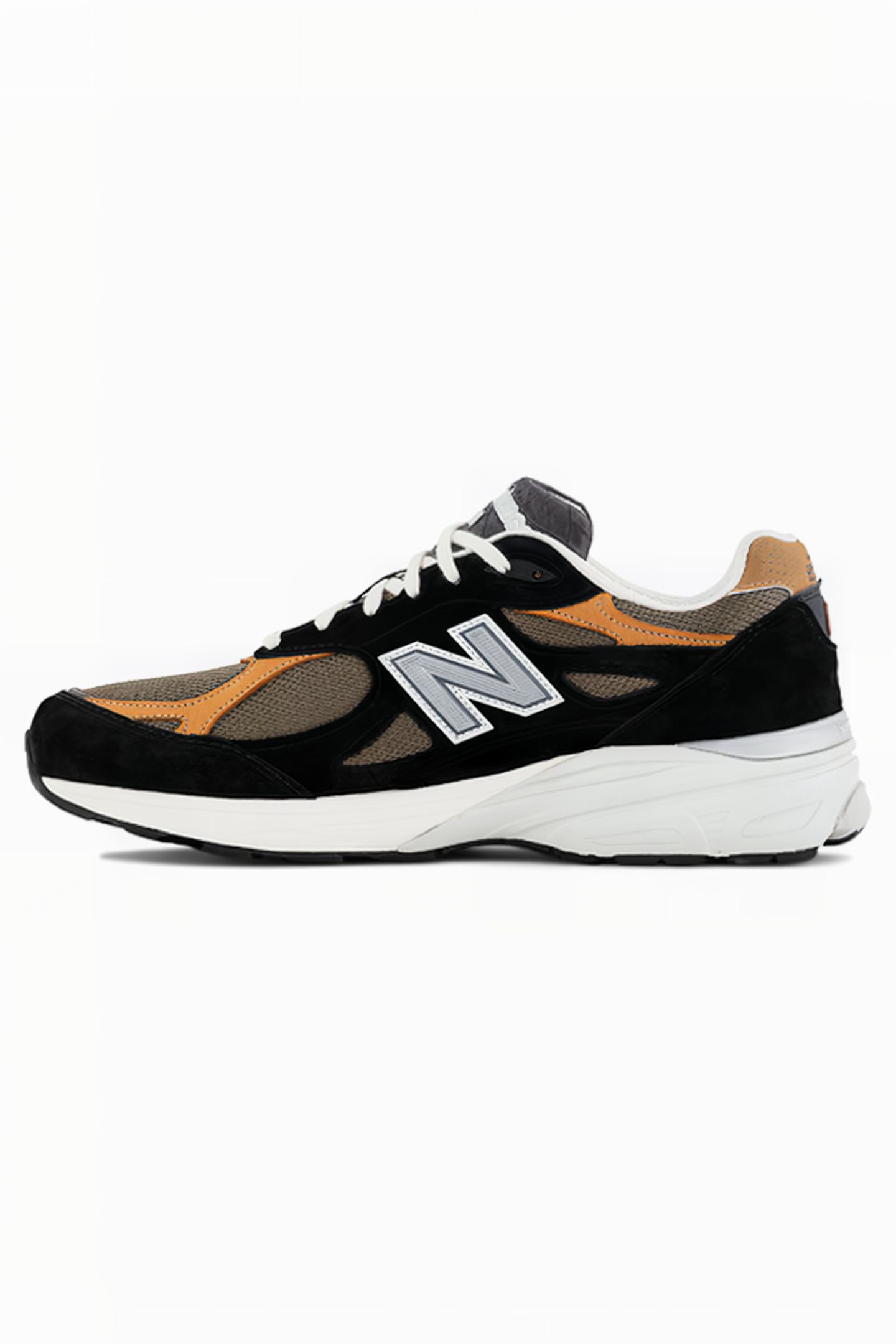 M990BB3 MADE IN USA SNEAKERS IN BLACK / BROWN 6