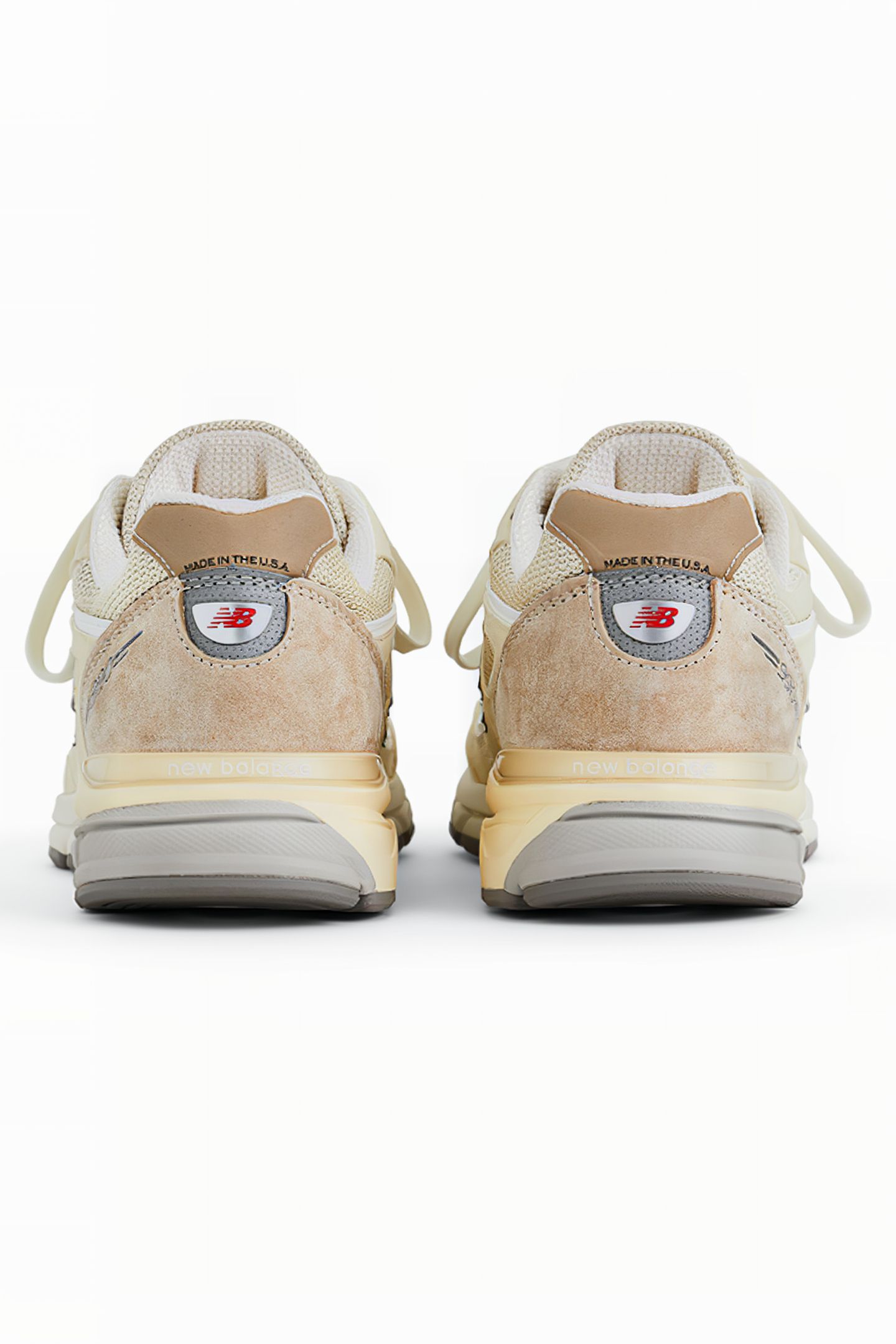 U990TE4 MADE IN USA  SNEAKERS IN LIMESTONE 4