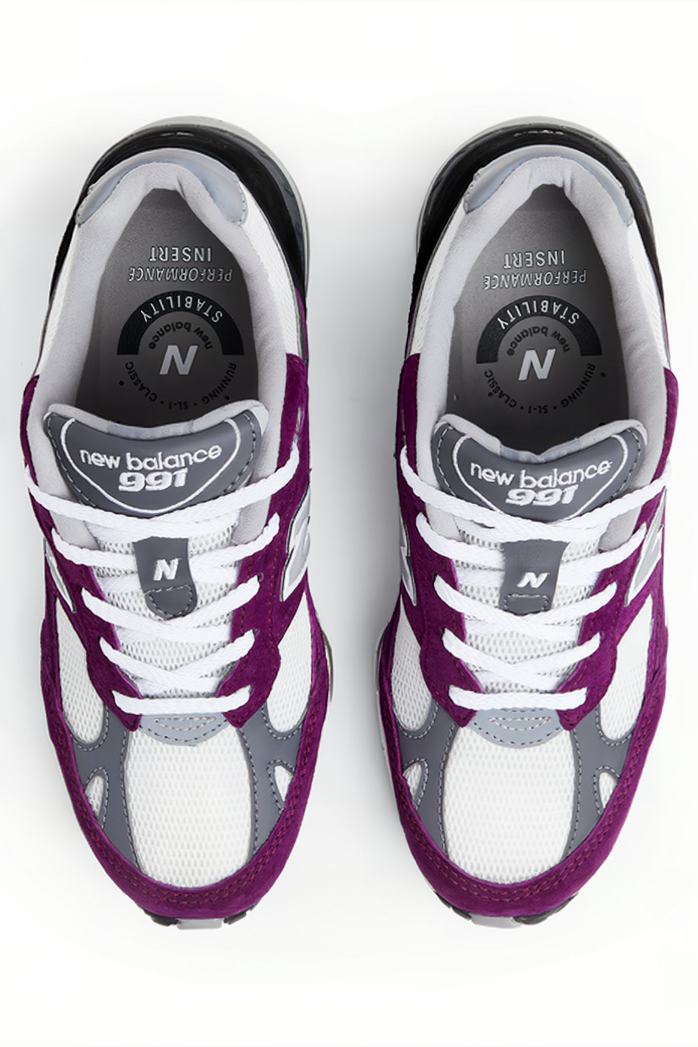 W991PUK MADE IN UK SNEAKERS IN GRAPE JUICE 3