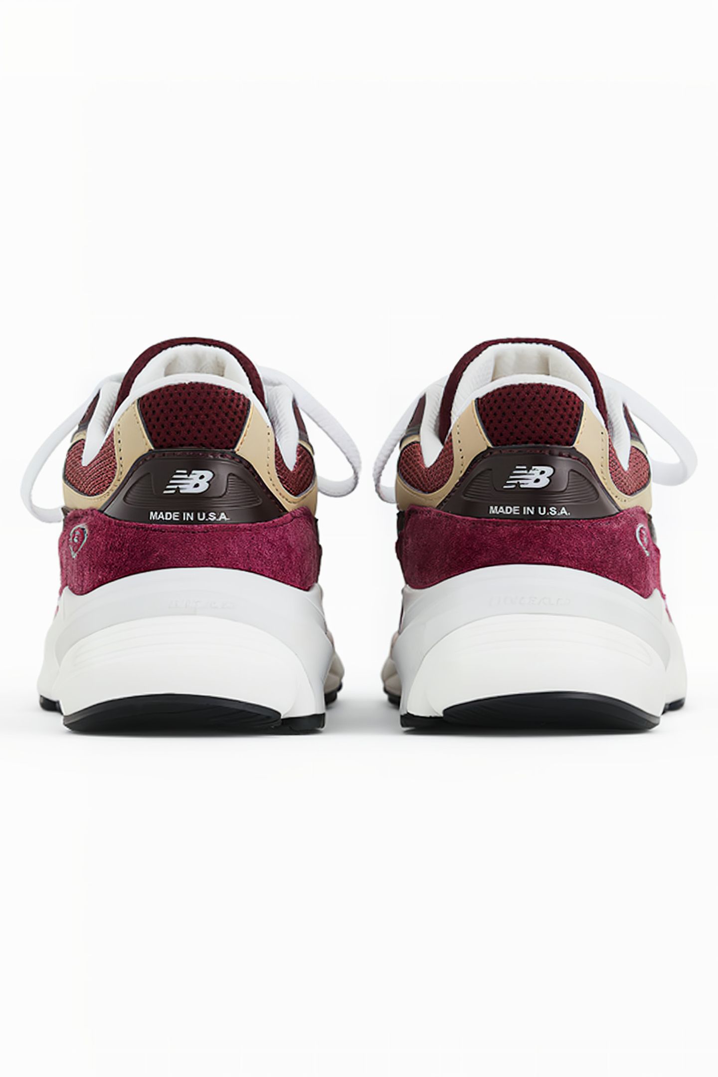 U990BT6 SNEAKERS IN BURGUNDY 4