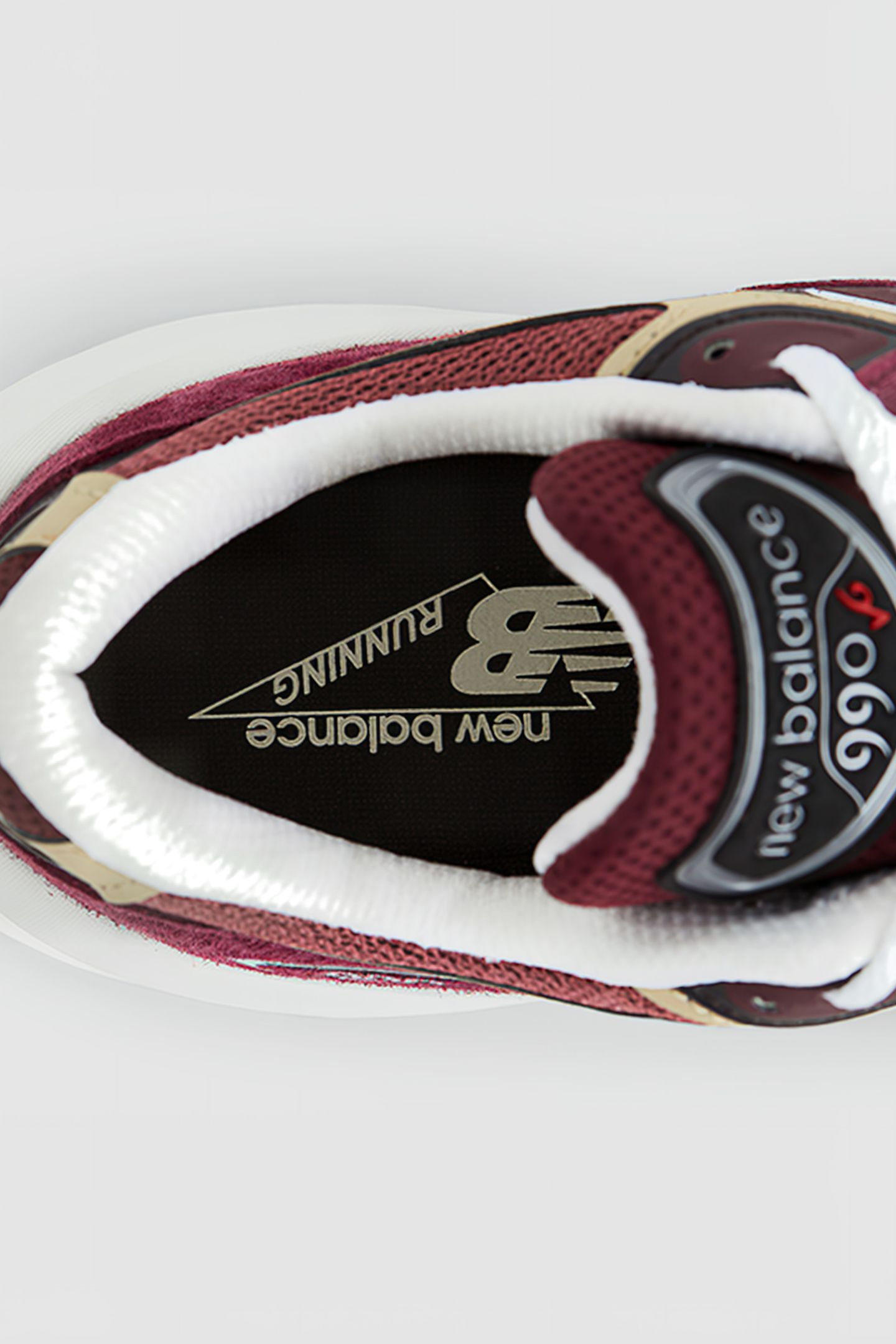 U990BT6 SNEAKERS IN BURGUNDY 8
