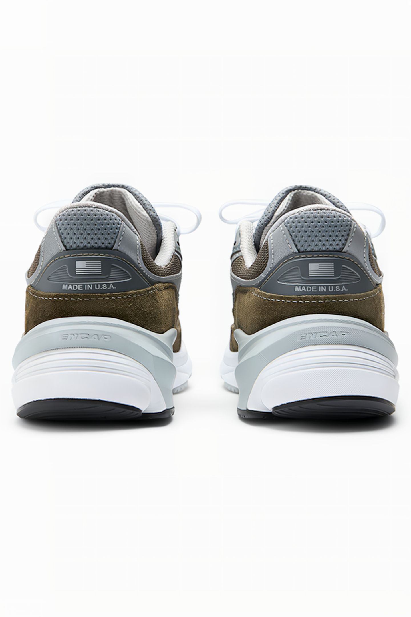 U990OG6 MADE IN USA SNEAKERS IN OLIVE 4