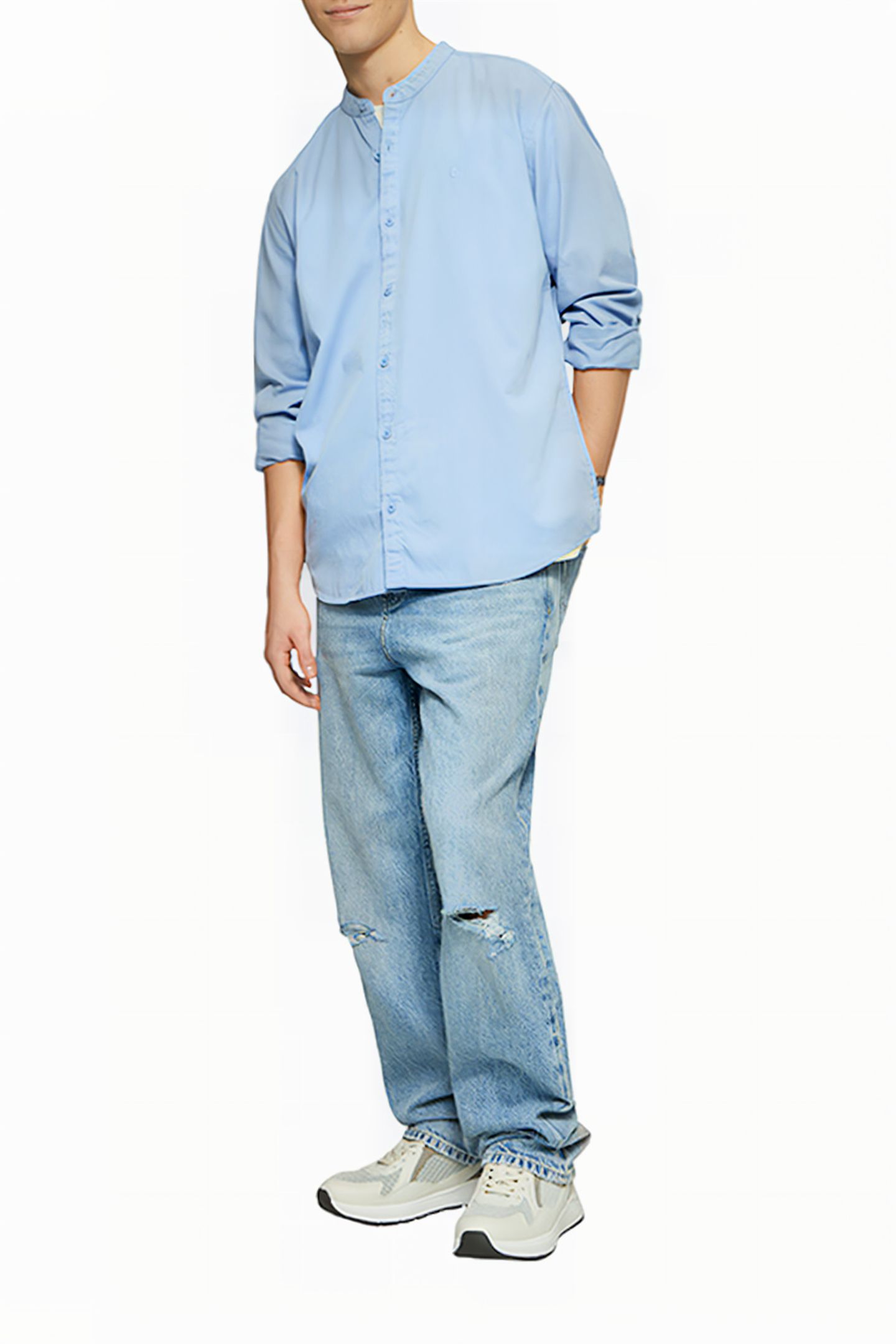 S.OLIVER-QS SHIRTS BLUE LIGHT 2