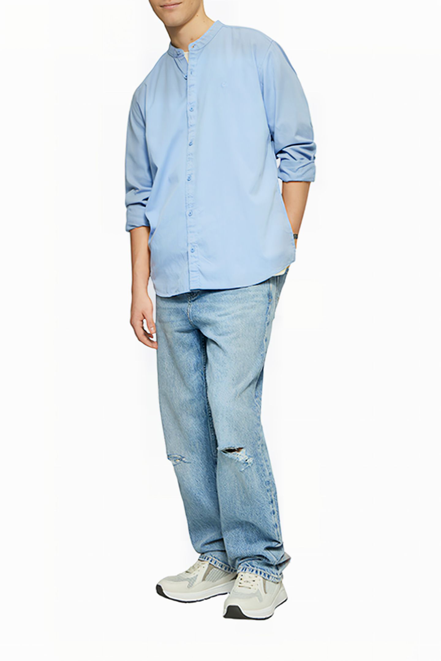 S.OLIVER-QS SHIRTS BLUE LIGHT 8