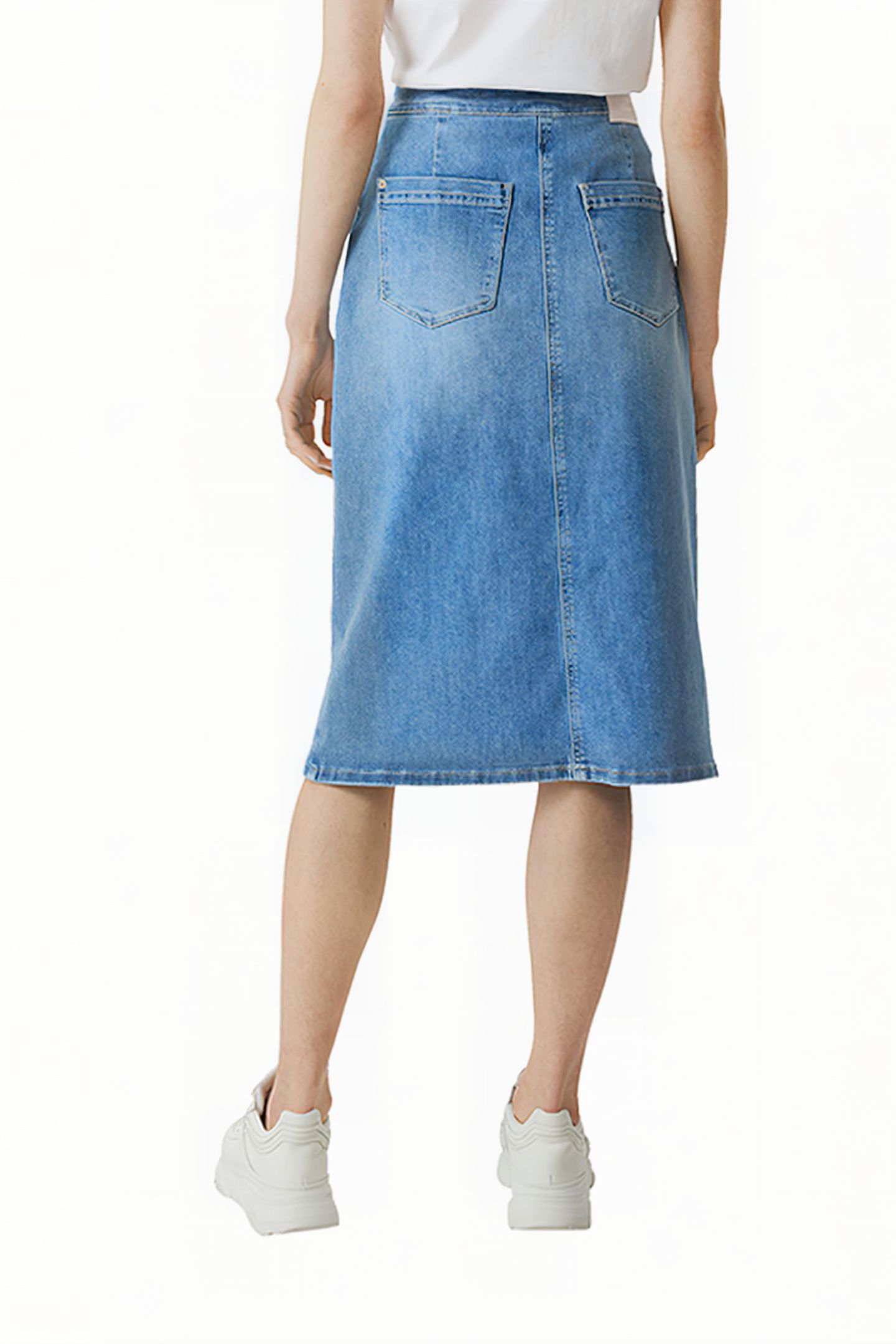COMMA SKIRTS BLUE-DENIM 2