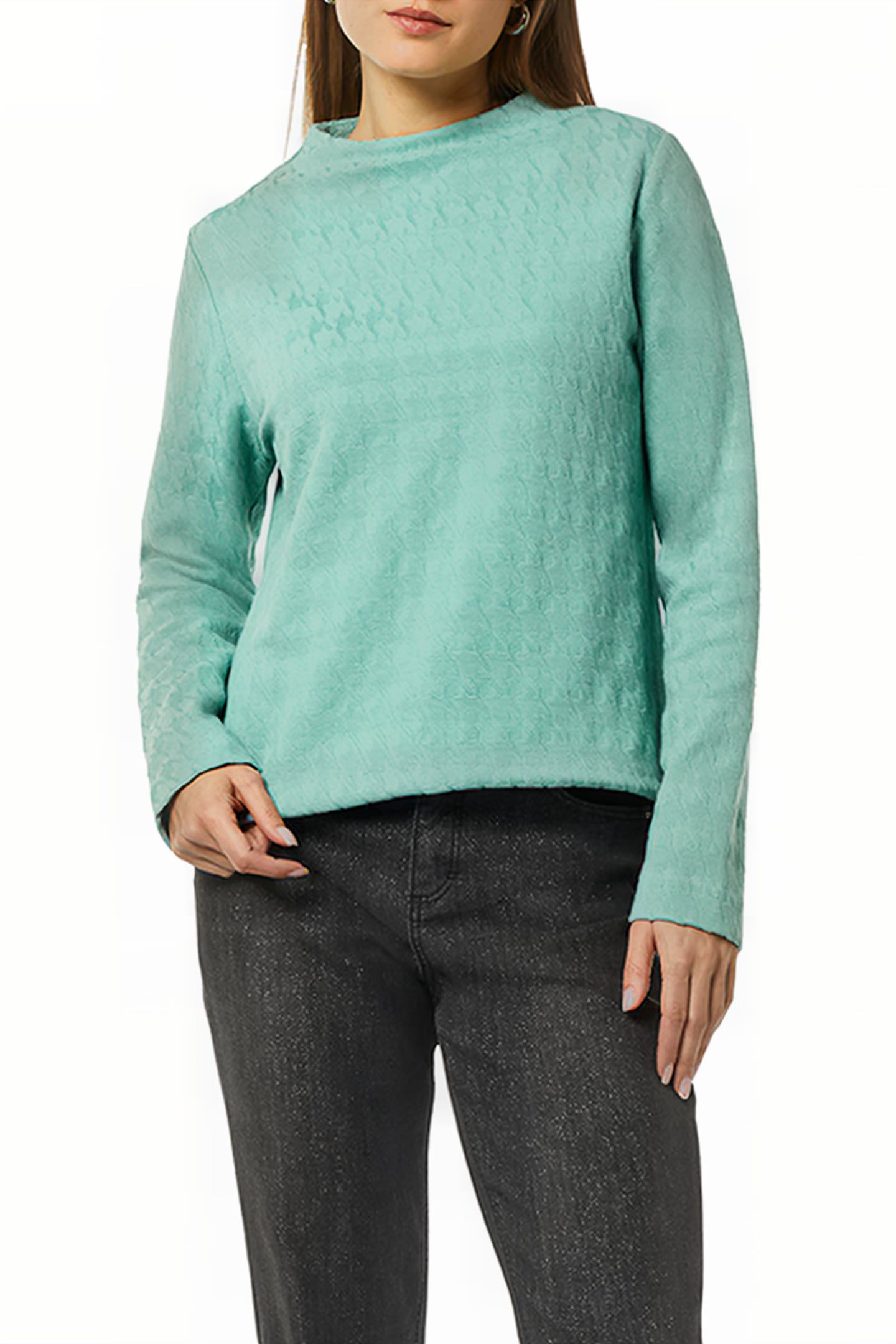 COMMA SWEATSHIRTS GREEN 1