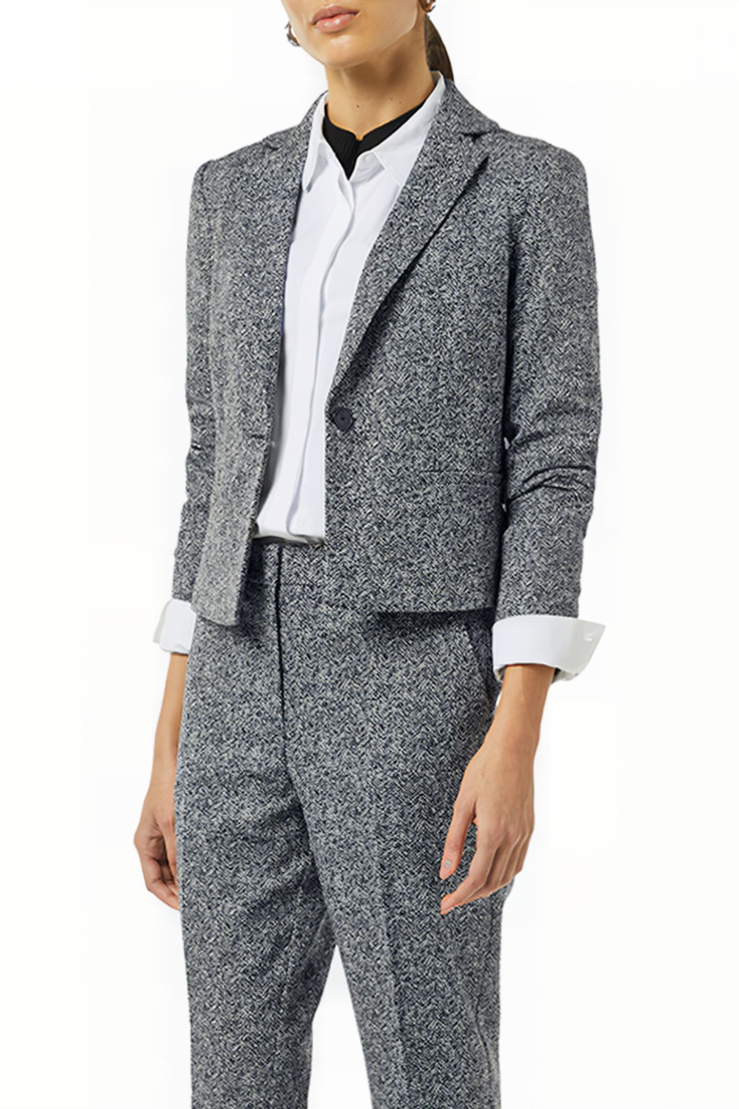 COMMA JACKETS BLAZER GREY/BLACK 1