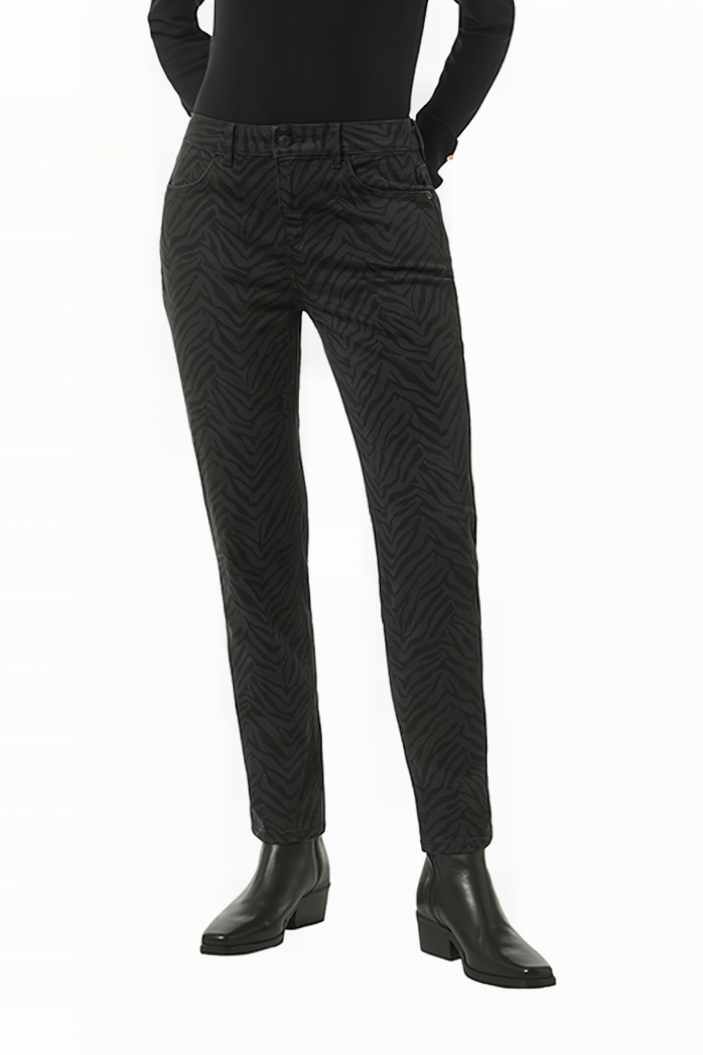 COMMA JEANS BLACK DENIM 1