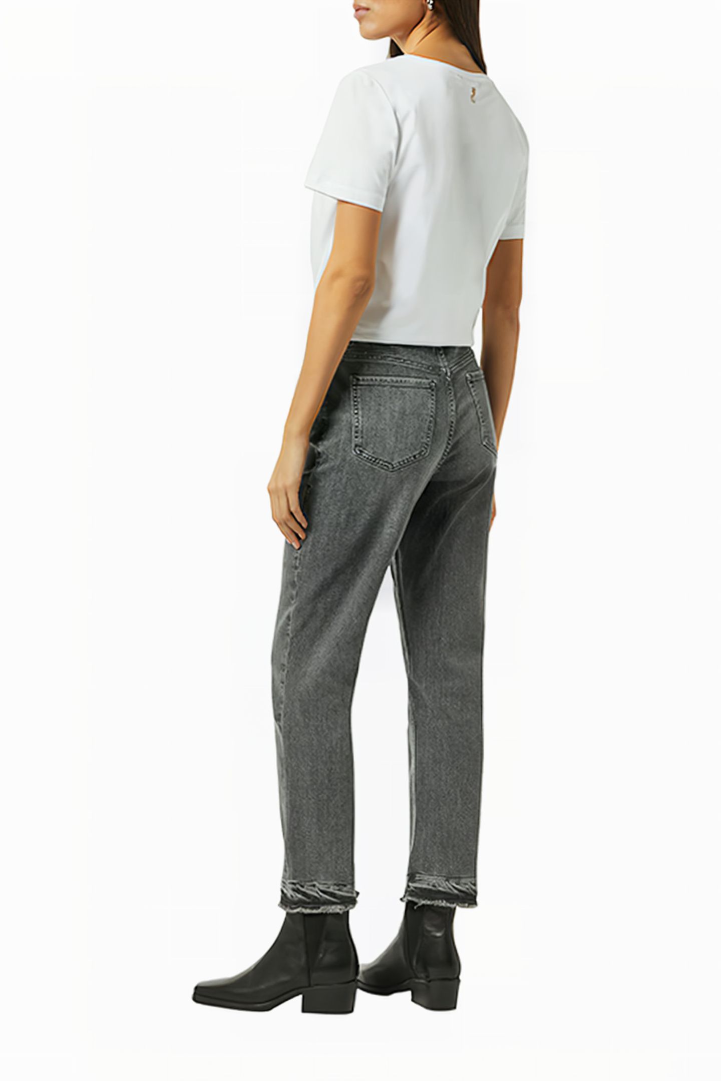 COMMA JEANS GREY DENIM 2