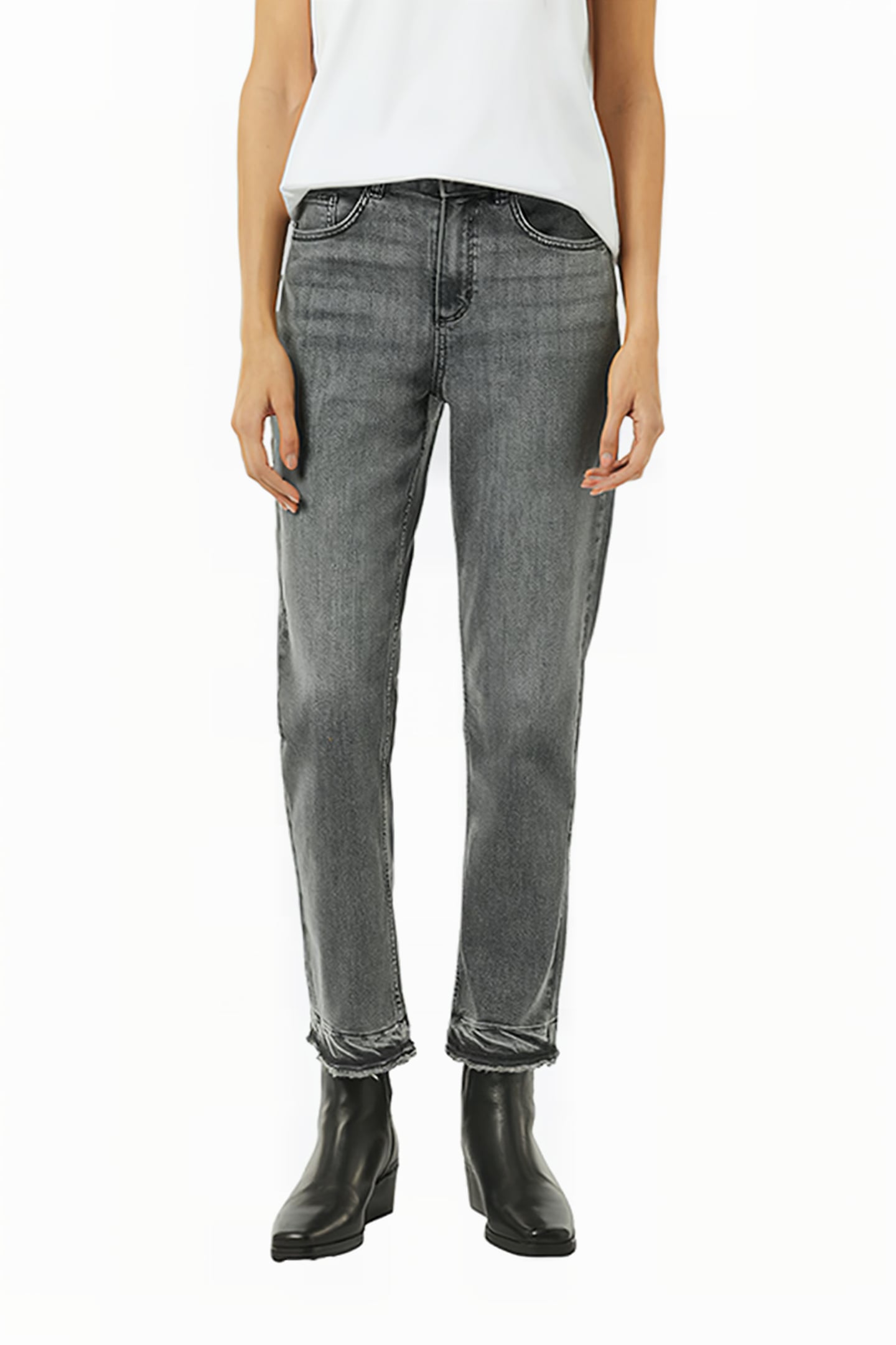 COMMA JEANS GREY DENIM 1