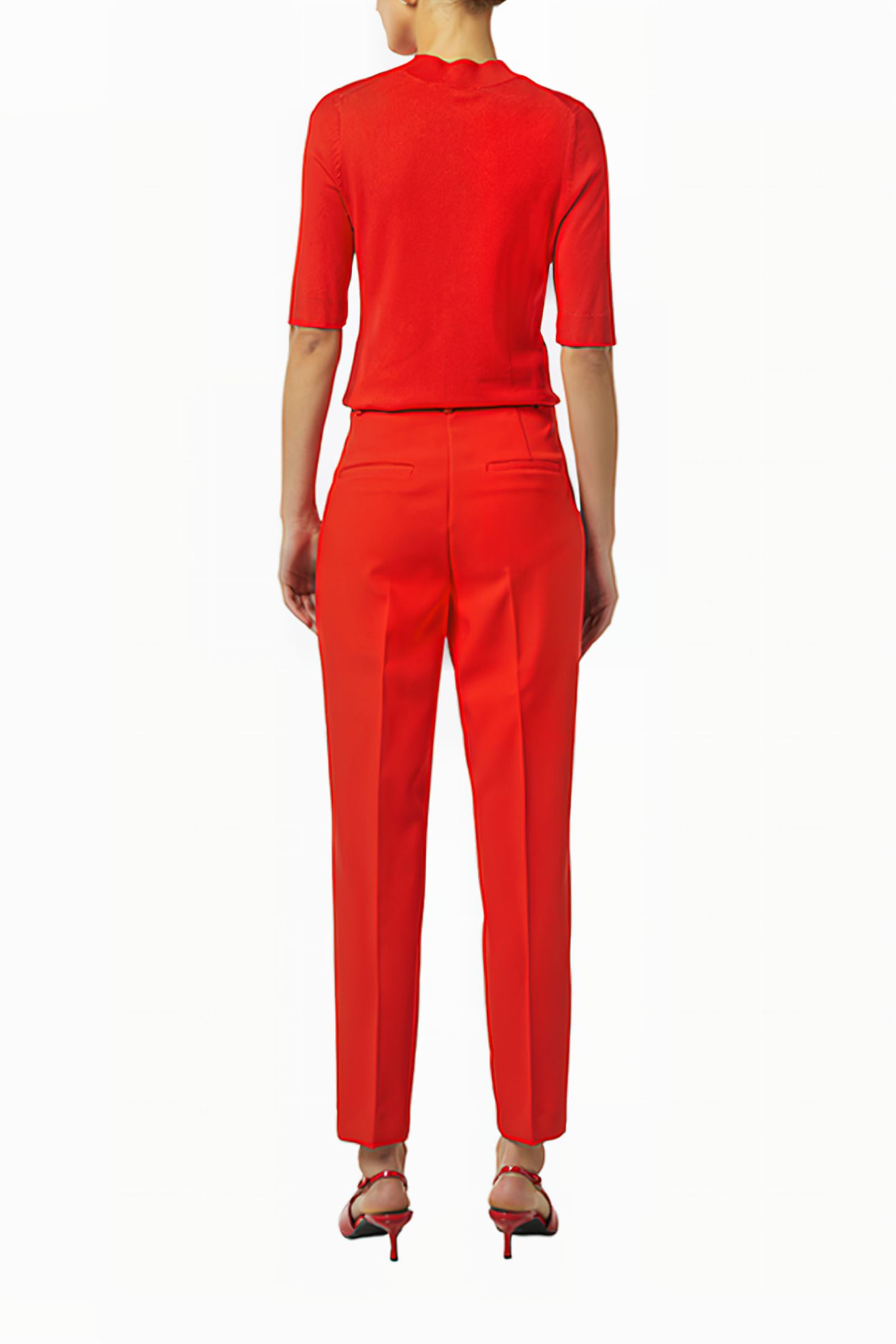 COMMA PANTS RED 3