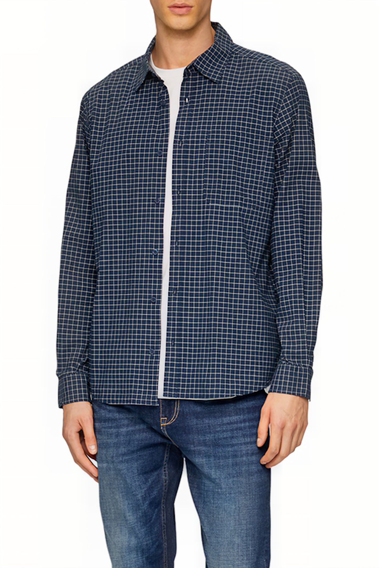 S.OLIVER SHIRTS MARINE BLUE 1