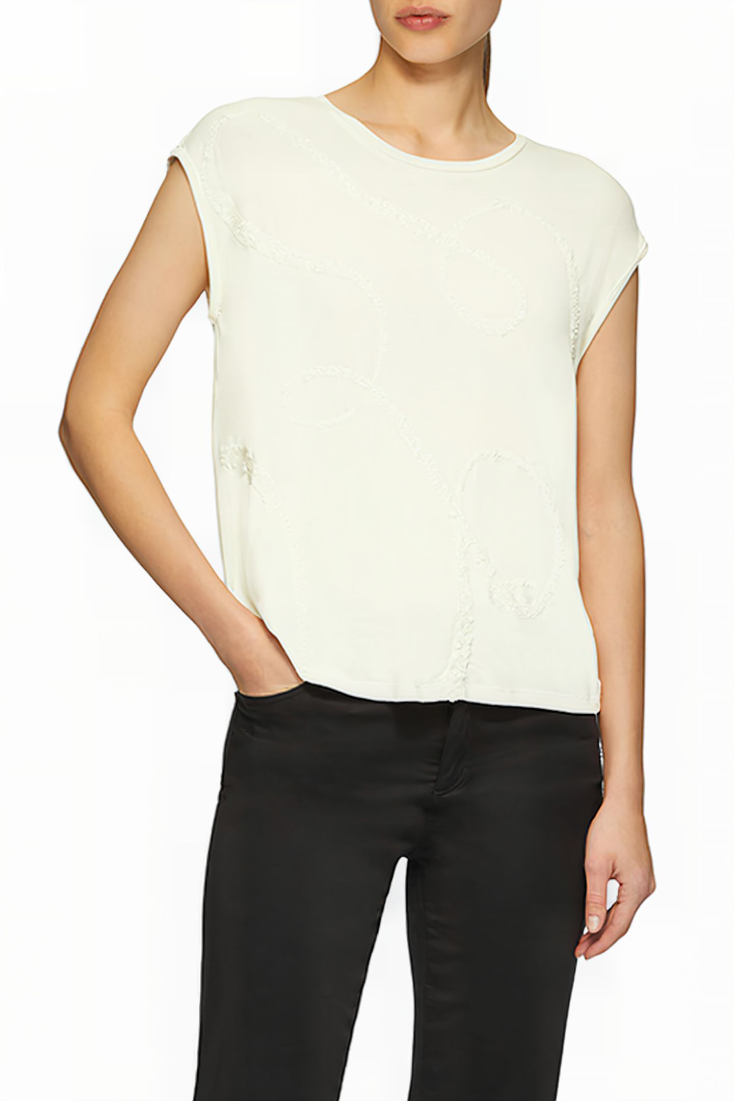 S.OLIVER T-SHIRTS OFFWHITE 1
