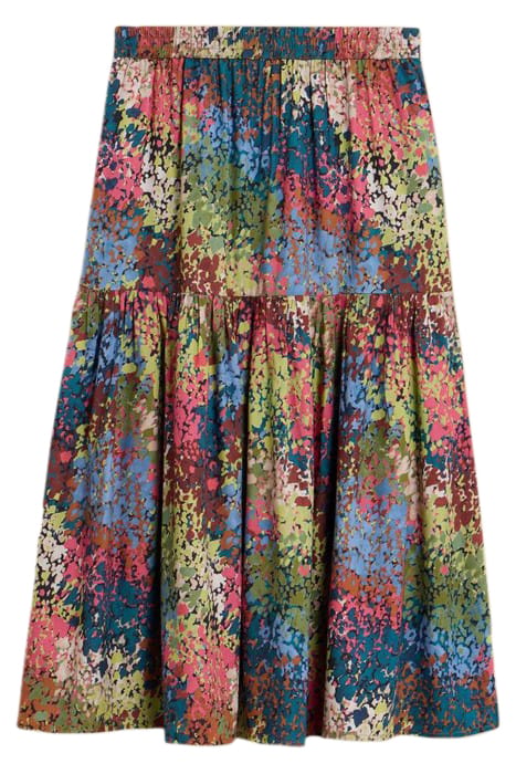 JAMIMA ECO VERO MIDI SKIRT PINK MULTI 3
