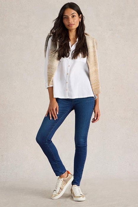 JANEY JEGGING MID DENIM 1